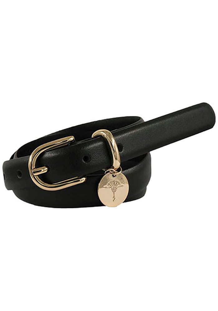 JOOP! Ledergürtel mit Dornschließe und Logo-Anhänger, Breite 2cm günstig online kaufen