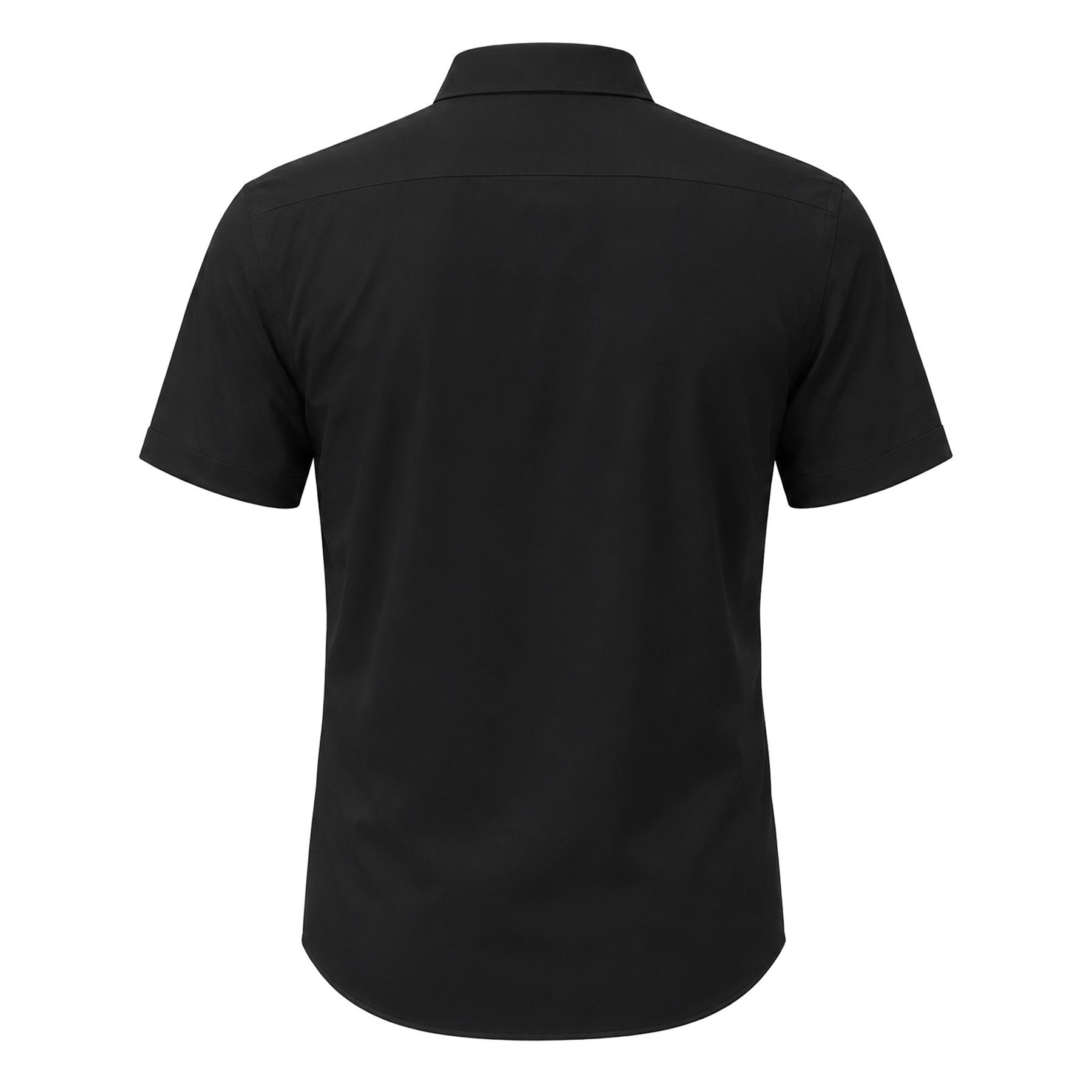 Allthemen Kurzarmhemd Herren Business Kurzarmhemd aus Bambusfaser mit Kentkragen