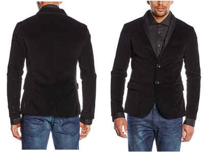 ARMANI JEANS Sakko ARMANI JEANS Single Breasted Samt Blazer Sakko Velvet Jacket Jacke Anz