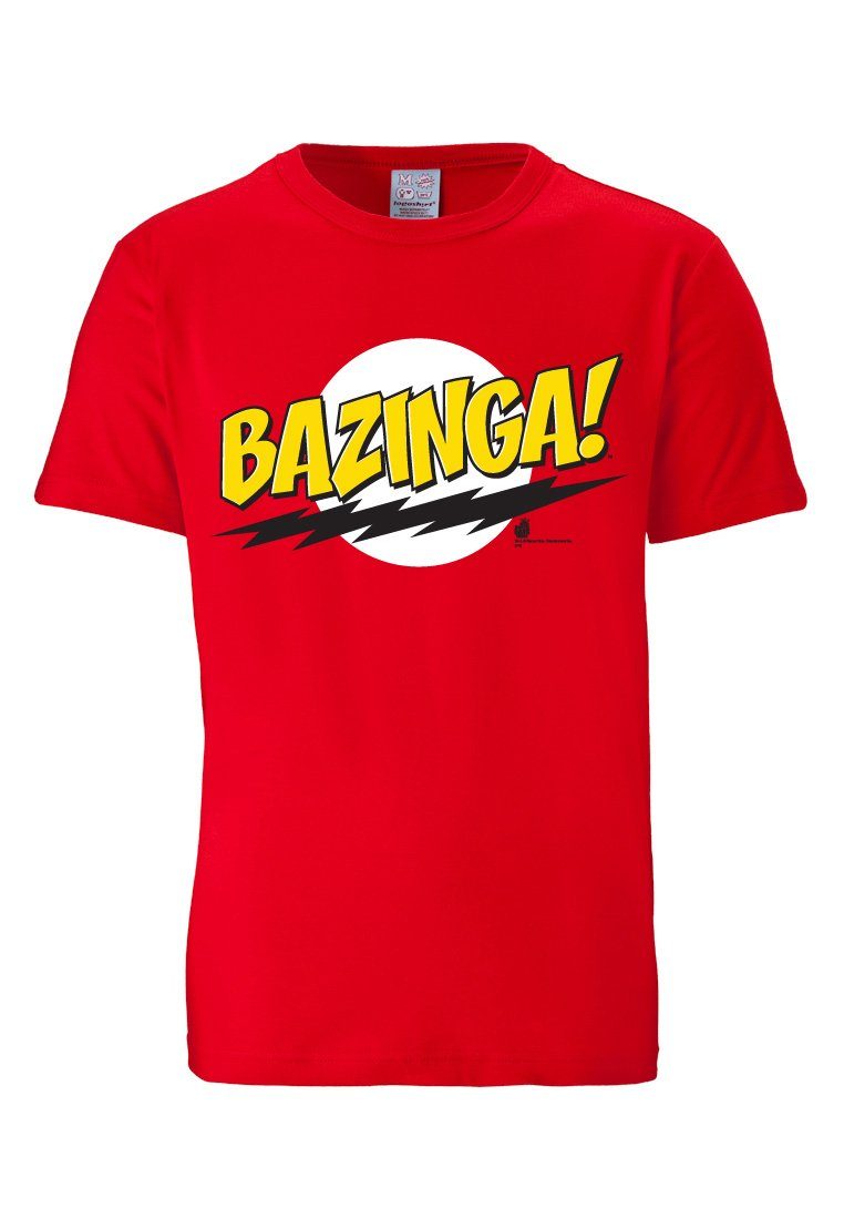 Bazinga LOGOSHIRT - Big T-Shirt Theory The mit Bang Frontdruck coolem