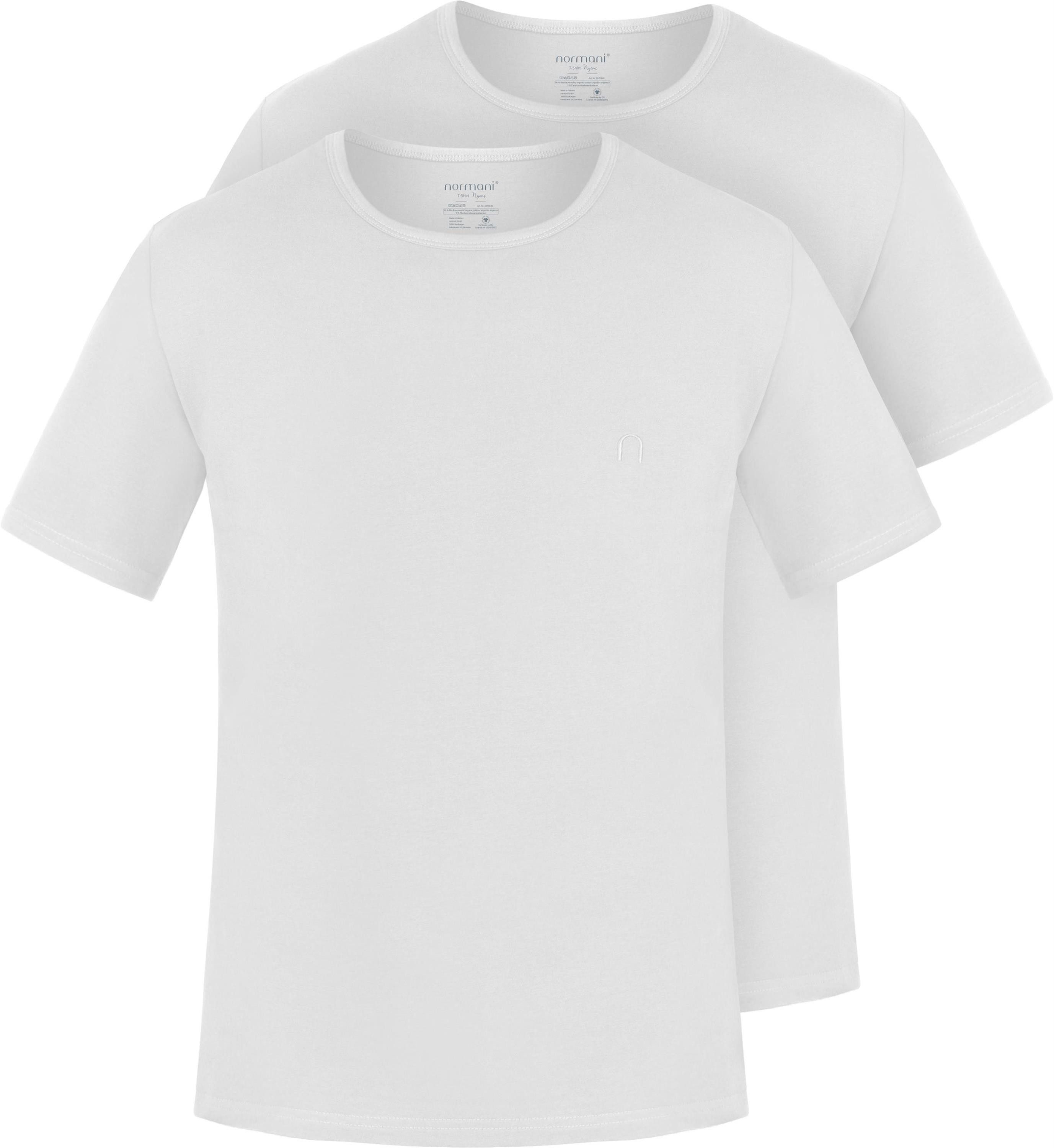 Kurzarmshirt 2er Set Herren T-Shirts aus Bio-Baumwolle Nyons