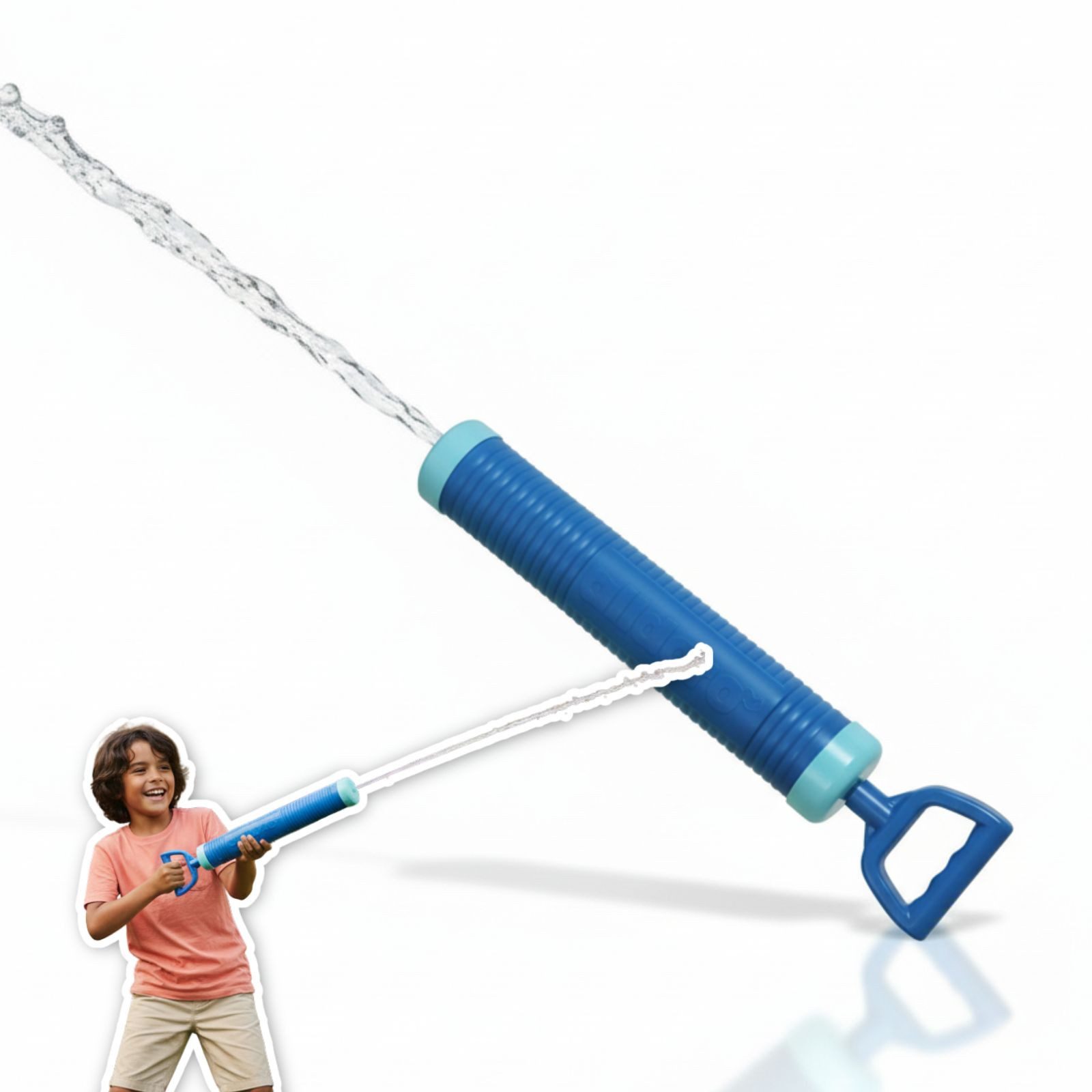 alldoro Wasserpistole 55 cm Wasserspritze für Kinder mit bis zu 12 m Reichweite