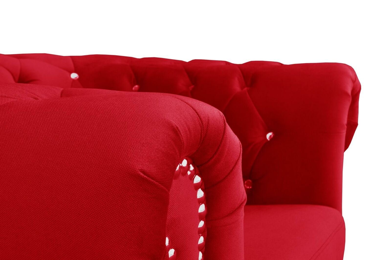 Sofagarnitur Klassische Sitzer Europe Couchen, Made Sofas Blaue JVmoebel in 3+1 Couch Sofa