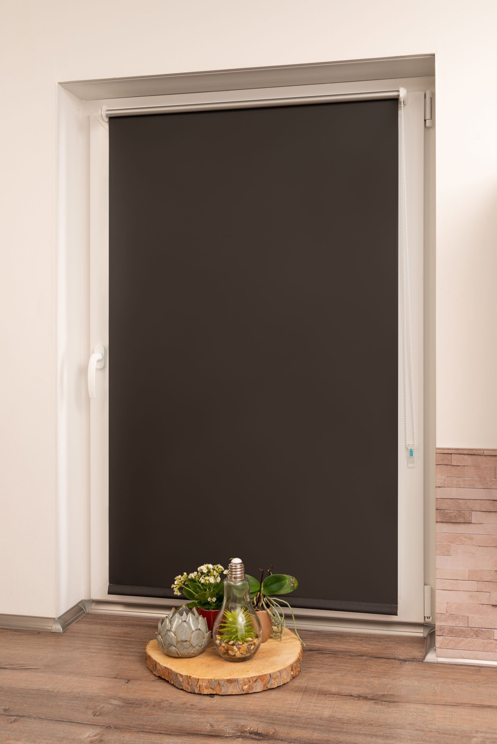 Seitenzugrollo Thermo Klemmfix-Rollo, K-HOME, verdunkelnd, ohne Bohren, Klemmfix, 1 Stück