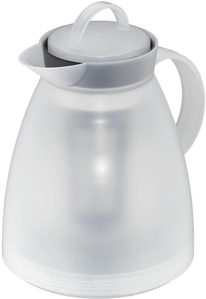 Alfi Isolierkanne DAN TEA, mit Hartglaseinsatz und integriertem Teefilter, 1 l, (1-St), Kunststoff, Drehverschluss, 3h heiß & 6h kalt