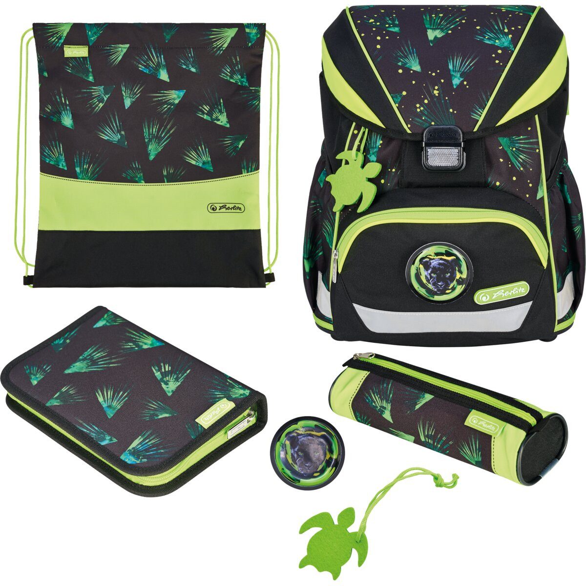 Herlitz Schulranzen Schulranzen UltraLight XL Plus Polyesther 320x390x250mm Jungle Explore