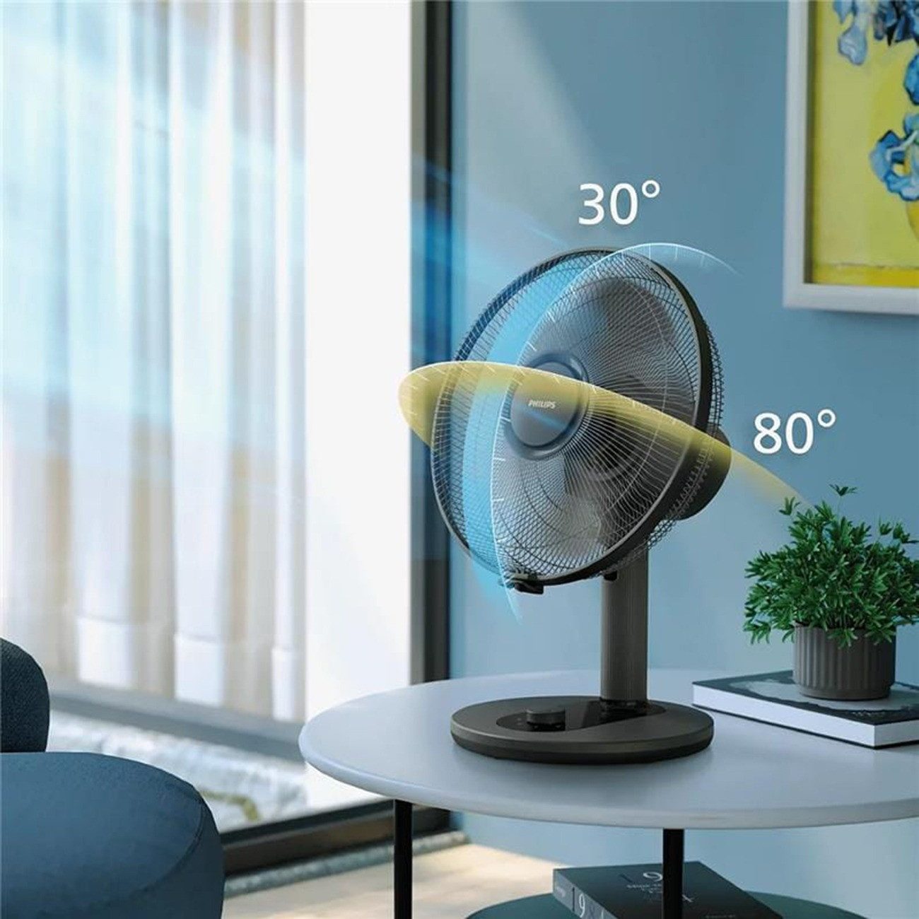 Philips Akku-Standventilator Mercury 1000 Series CX1030/01 – Bild 4 von 5