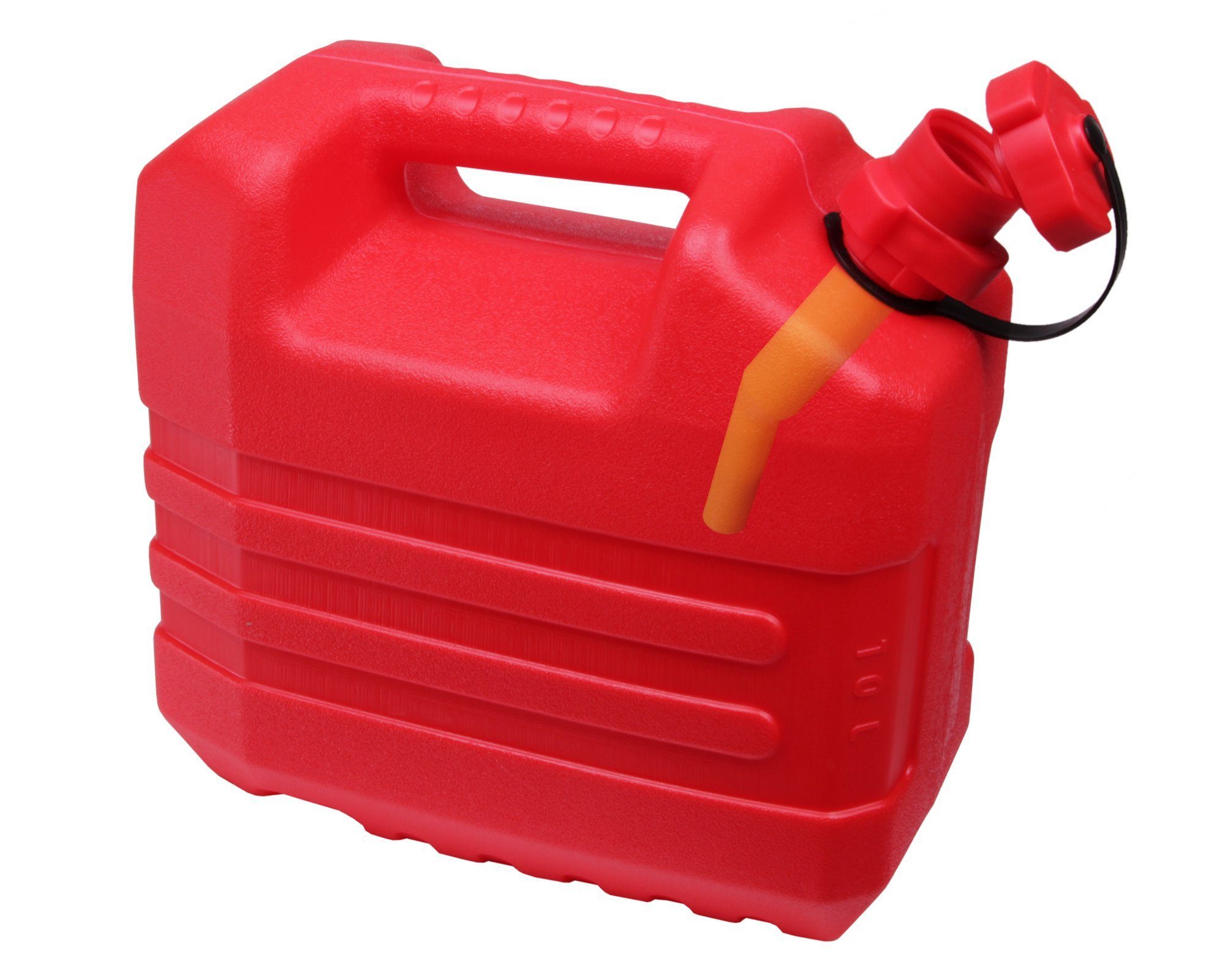 ONDIS24 Benzinkanister Reservetank Kanister für Kraft- & Schmierstoffe, integrierter Ausgießer & Tropfschutz UN-Zulassung, geruchssicher