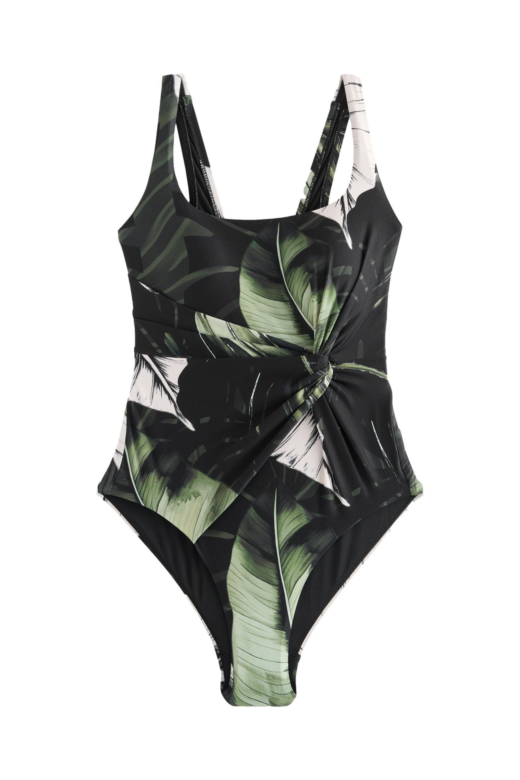 Next Badeanzug Bauchweg-Badeanzug mit tiefem Ausschnitt (1-St)