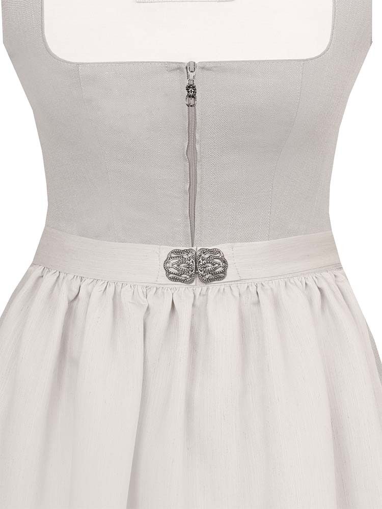 MarJo Dirndl Dirndl Villenbach 65cm Länge silbergrau