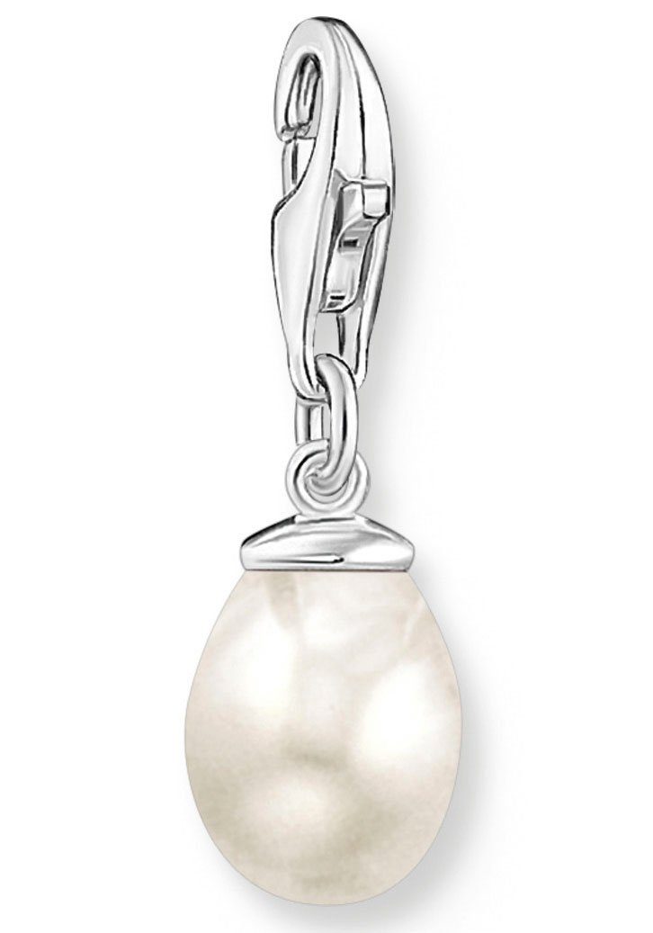 THOMAS SABO Charm-Einhänger Perle Silber, 1997-082-14, mit Süßwasserzuchtperle