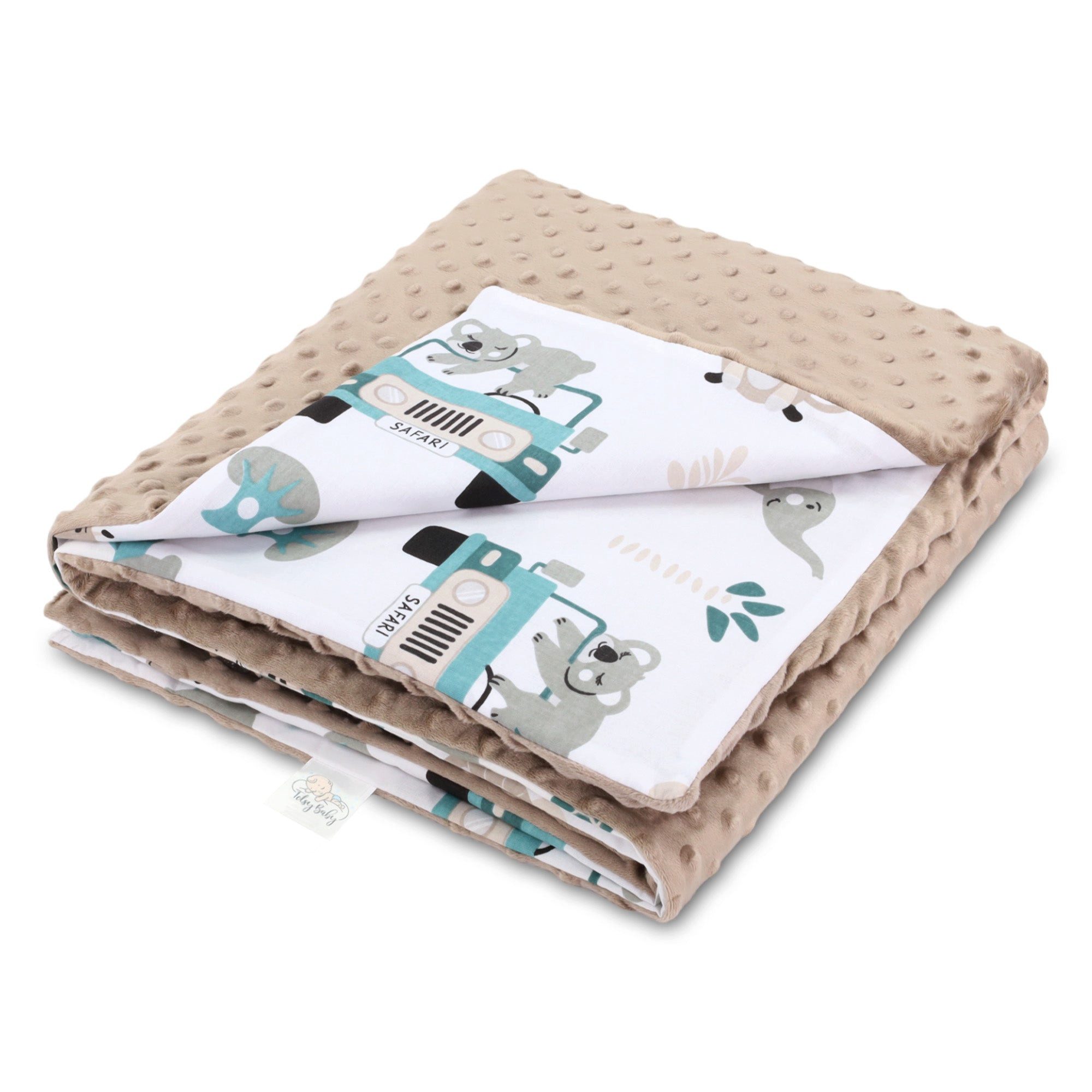 Wohndecke Babydecke Sommerdecke mit Minky 75x100 günstig online kaufen