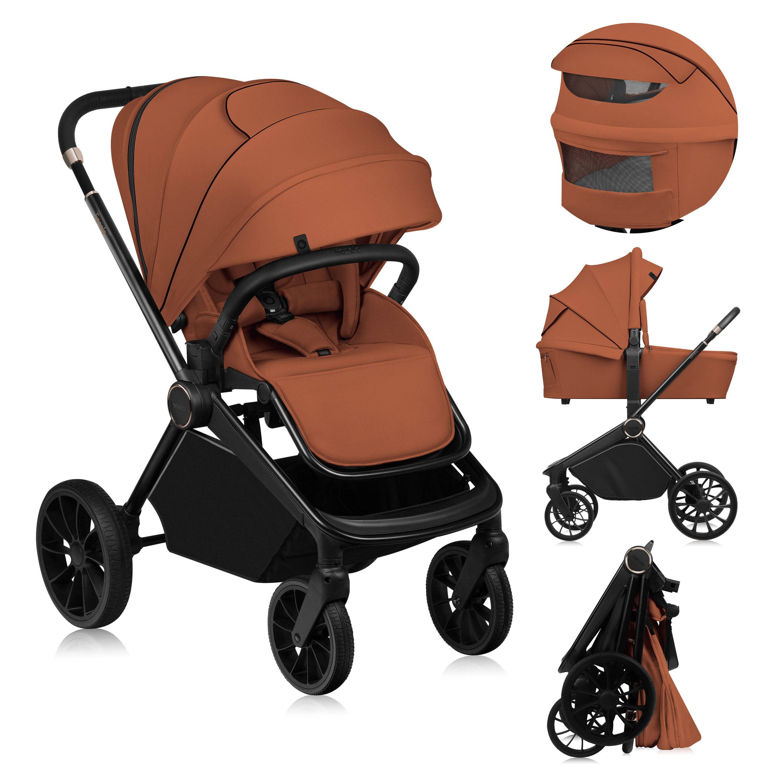 Kombi-Kinderwagen MIKA PLUS 2 IN 1