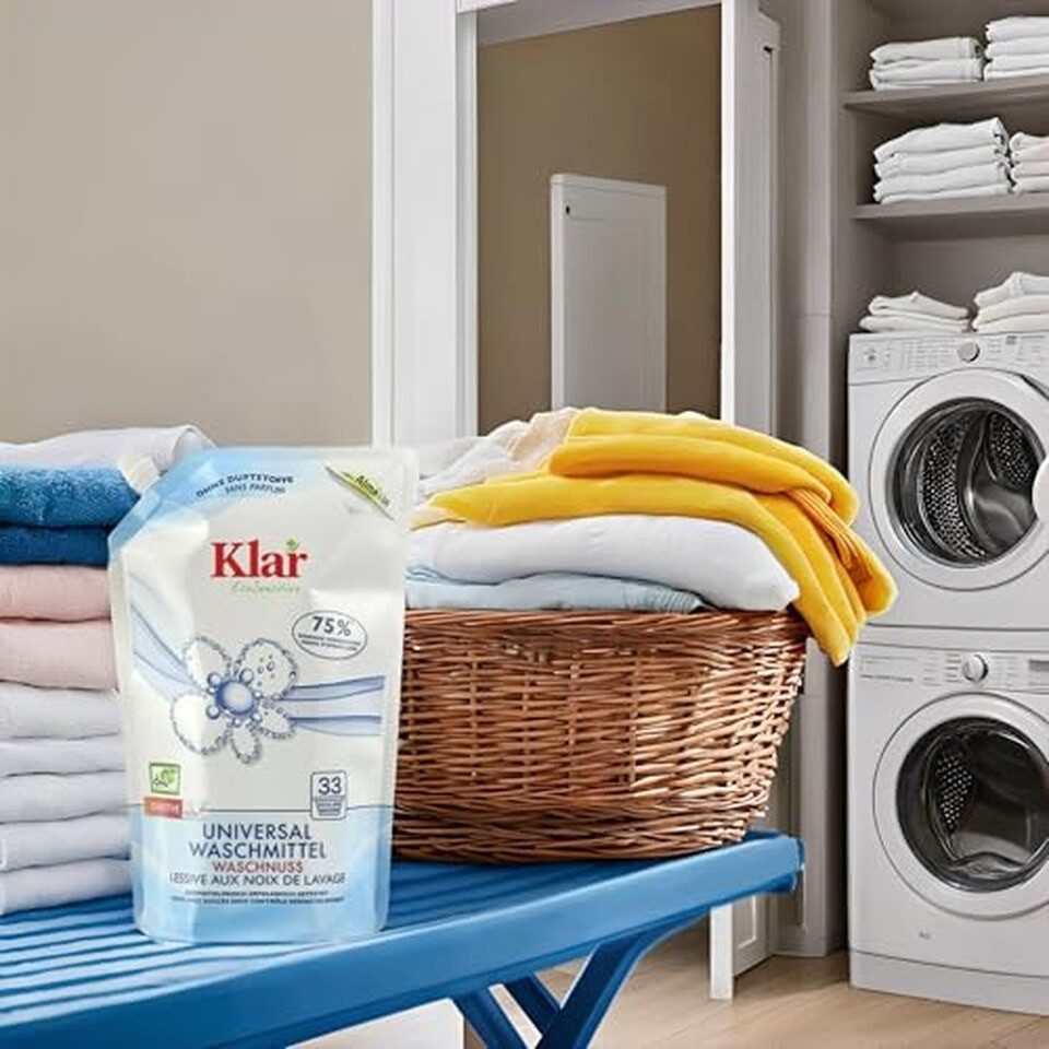 Klar Klar eco Sensitive Universalwaschmittel Waschnuss Flüssig, 1 er 1500 ml