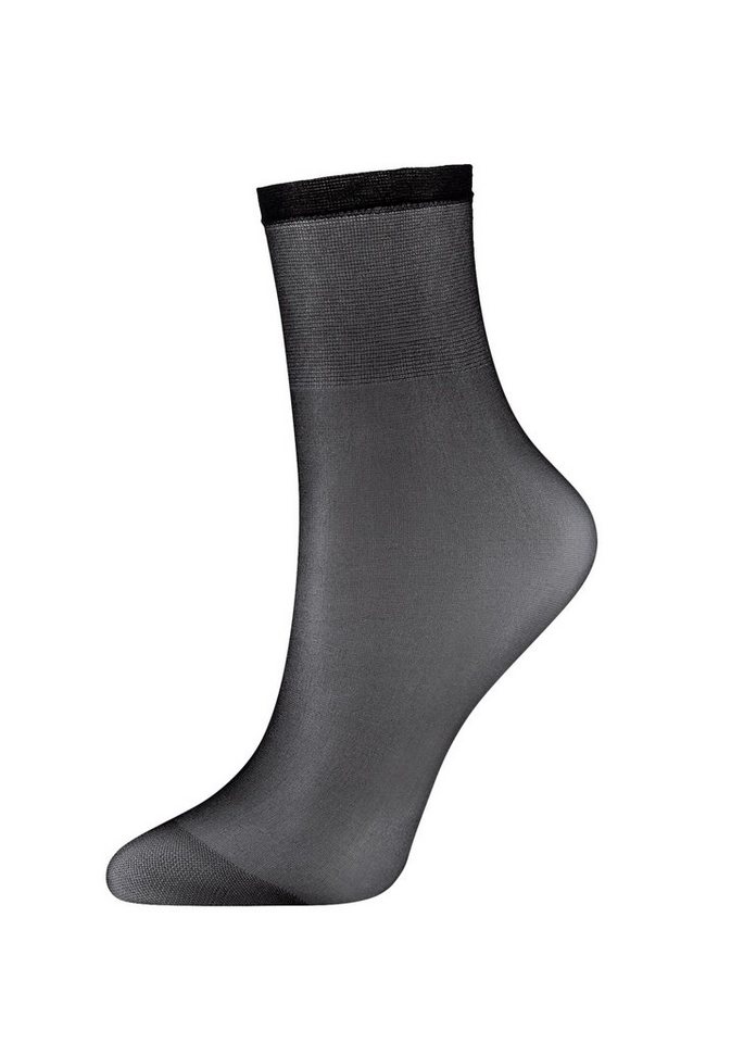 Camano Socken Socken 3er Pack, Unsichtbare, verstärkte Fußspitzen mit  softer Flachnaht