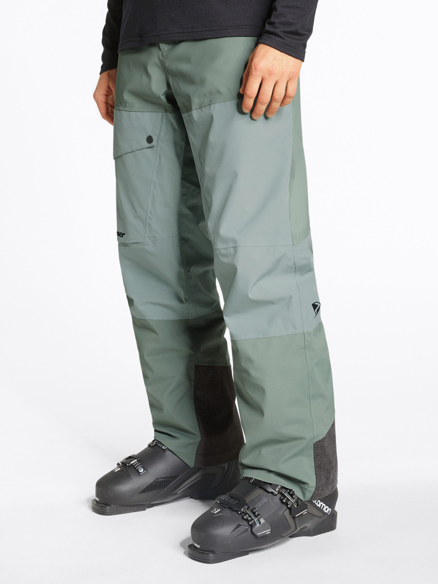 Ziener Skihose ZIENER TIFFIN Hose green mud