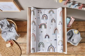 Rotho Babydesign Wickelauflage Boho Rainbow, Keilform; Made in Europe