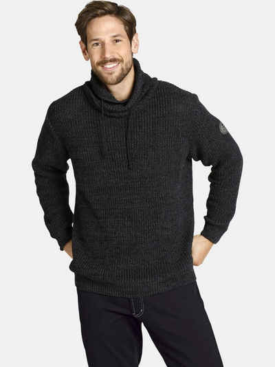 Jan Vanderstorm Schalkragenpullover DUMENI mit asymmetrischem Kragen