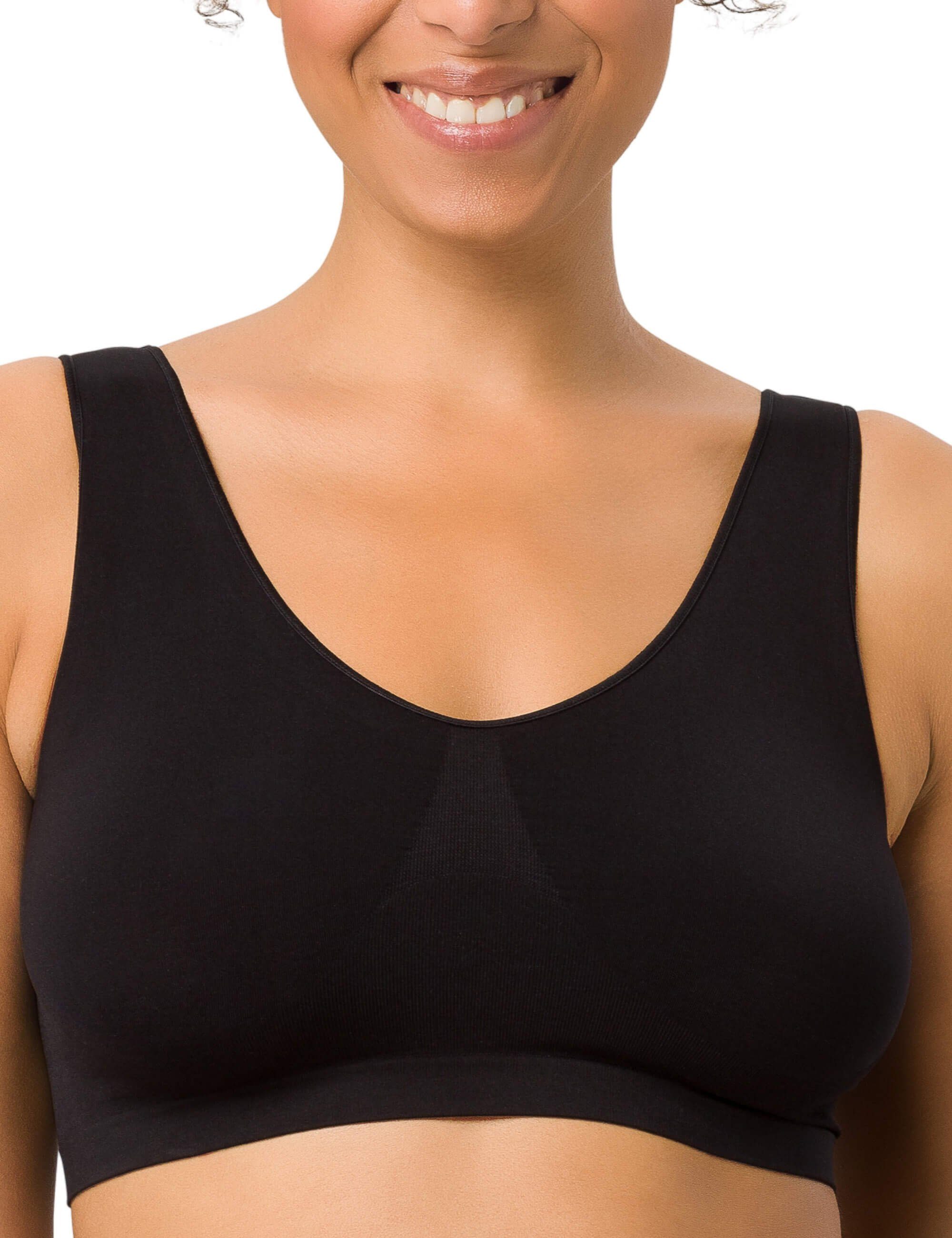 Beedees Bustier Comfee Pure (1, 1-tlg) Bügelloser One-Size-BH