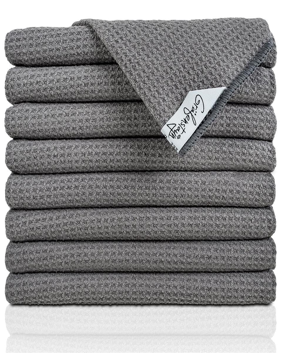 Gräfenstayn Geschirrtuch Gräfenstayn Geschirrtücher Microfaser Waffelstrukt günstig online kaufen