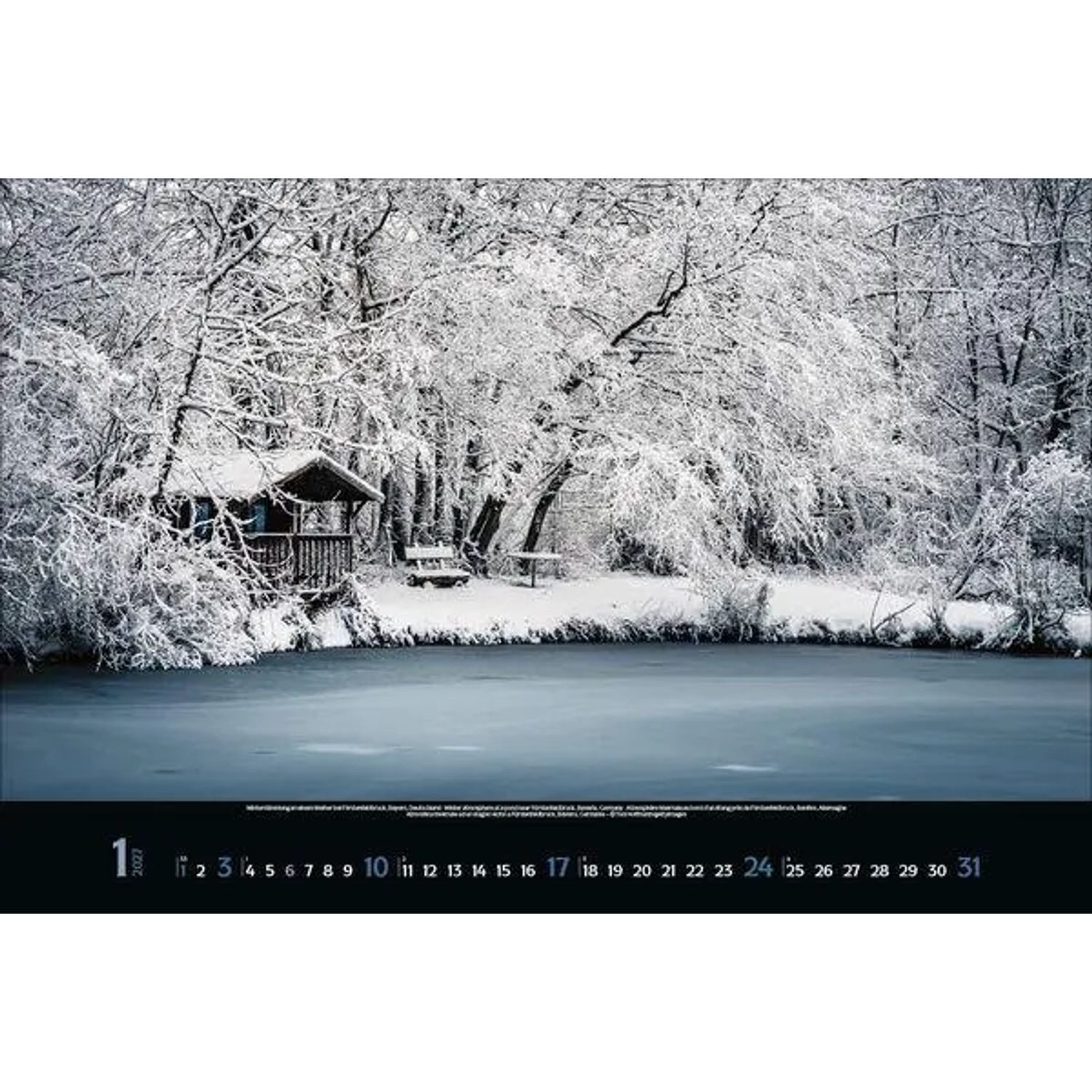 Korsch Verlag Wandkalender Colourful Seasons 2027
