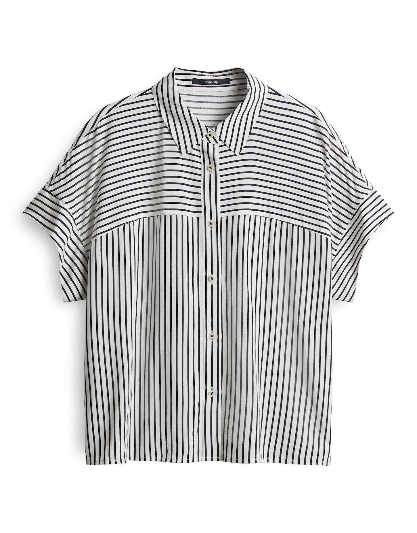 someday Kurzarmbluse ZAMUDRA aus edlem Tencel günstig online kaufen