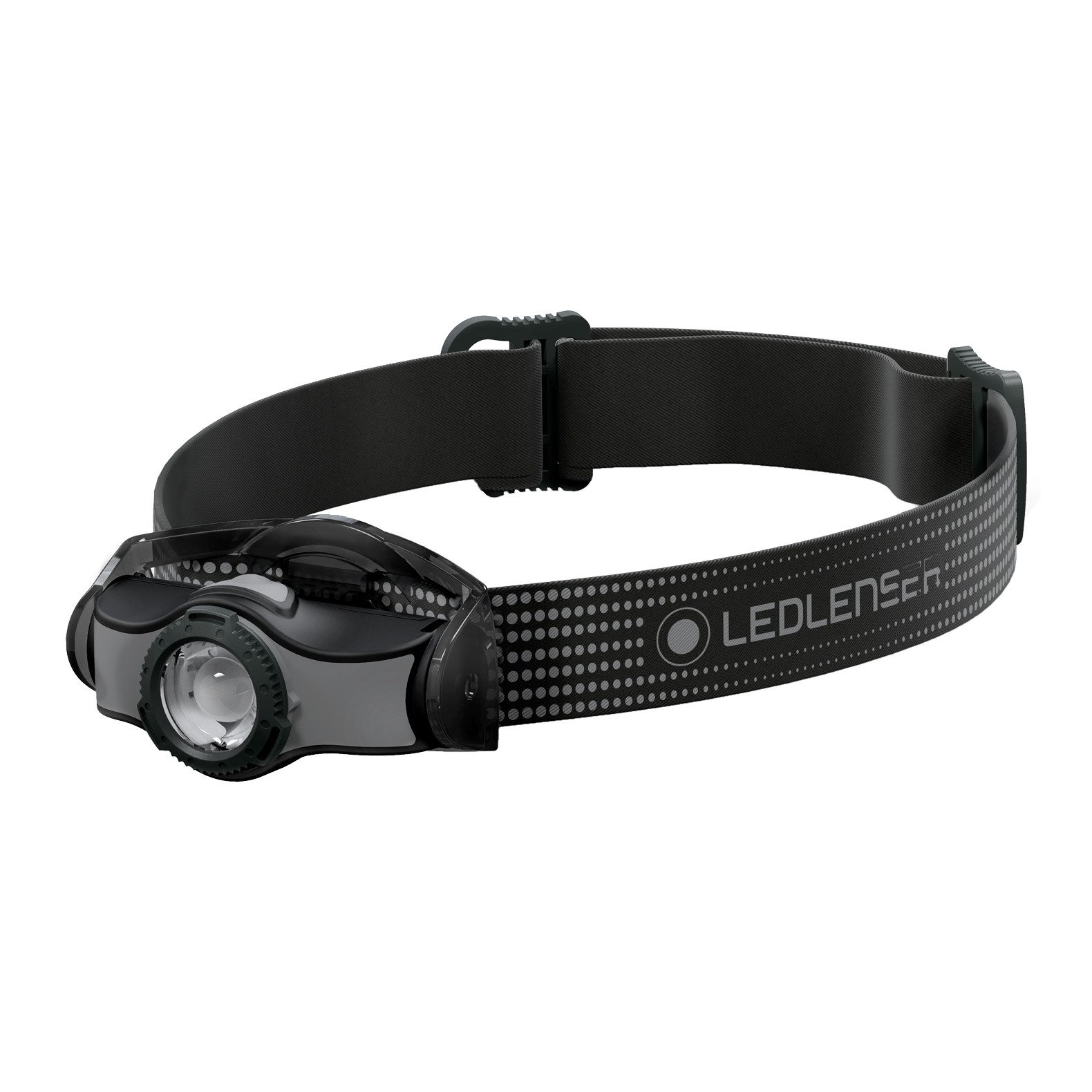 Ledlenser LED Stirnlampe MH3 Schwarz-Grau, 200 Lumen, 130m Leuchtweite, 35 Std. Laufzeit, IP54, AA Batterie