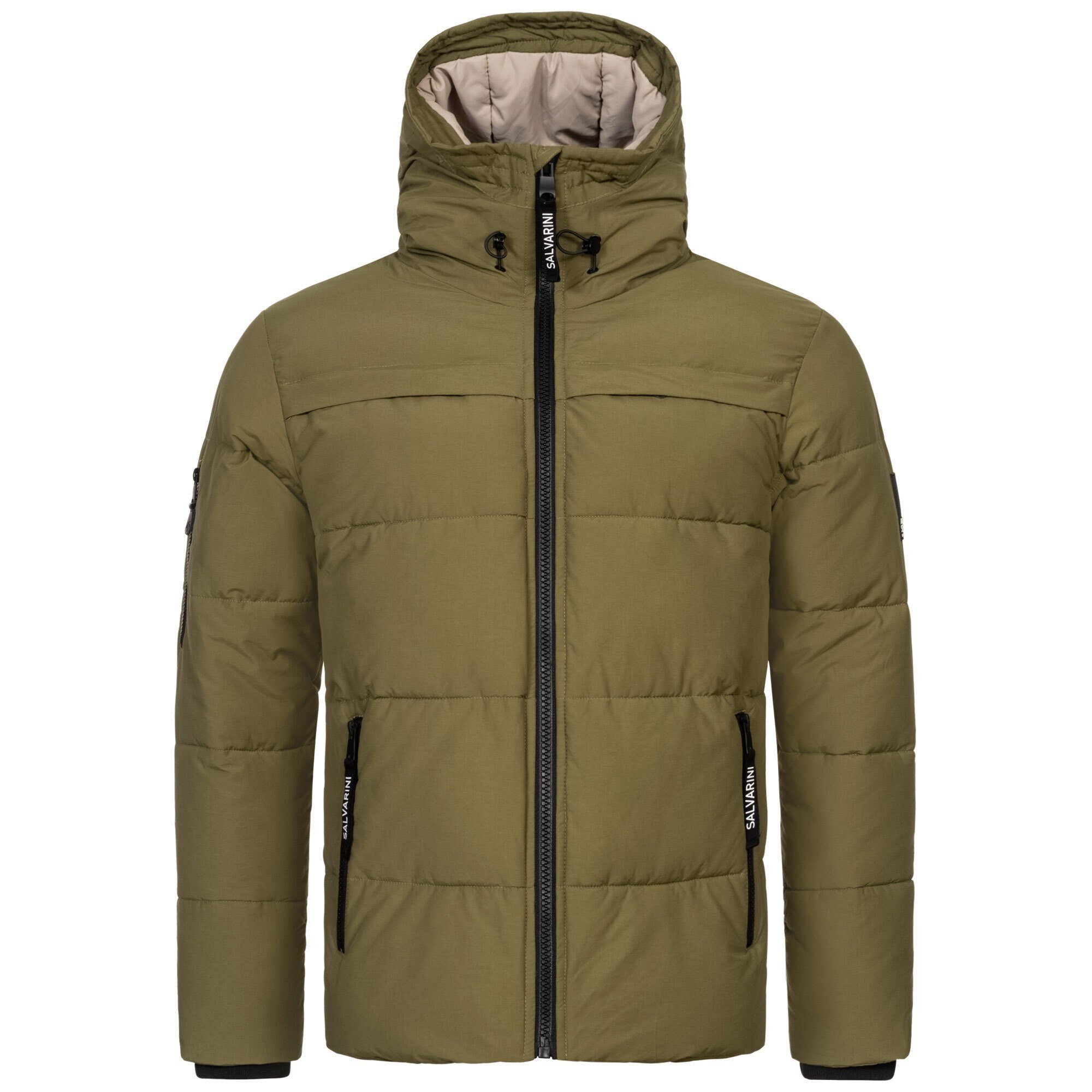 Alessandro Salvarini Winterjacke ASDiego mit extra hohem Kragen und vielen Taschen