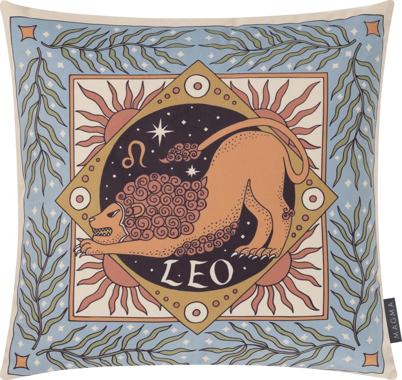 Magma Heimtex Подушкиbezug Sternzeichen Tierkreiszeichen beidseitig bedruckt 45x45cm samtig weich, (1 Stück), Tierkreiszeichen