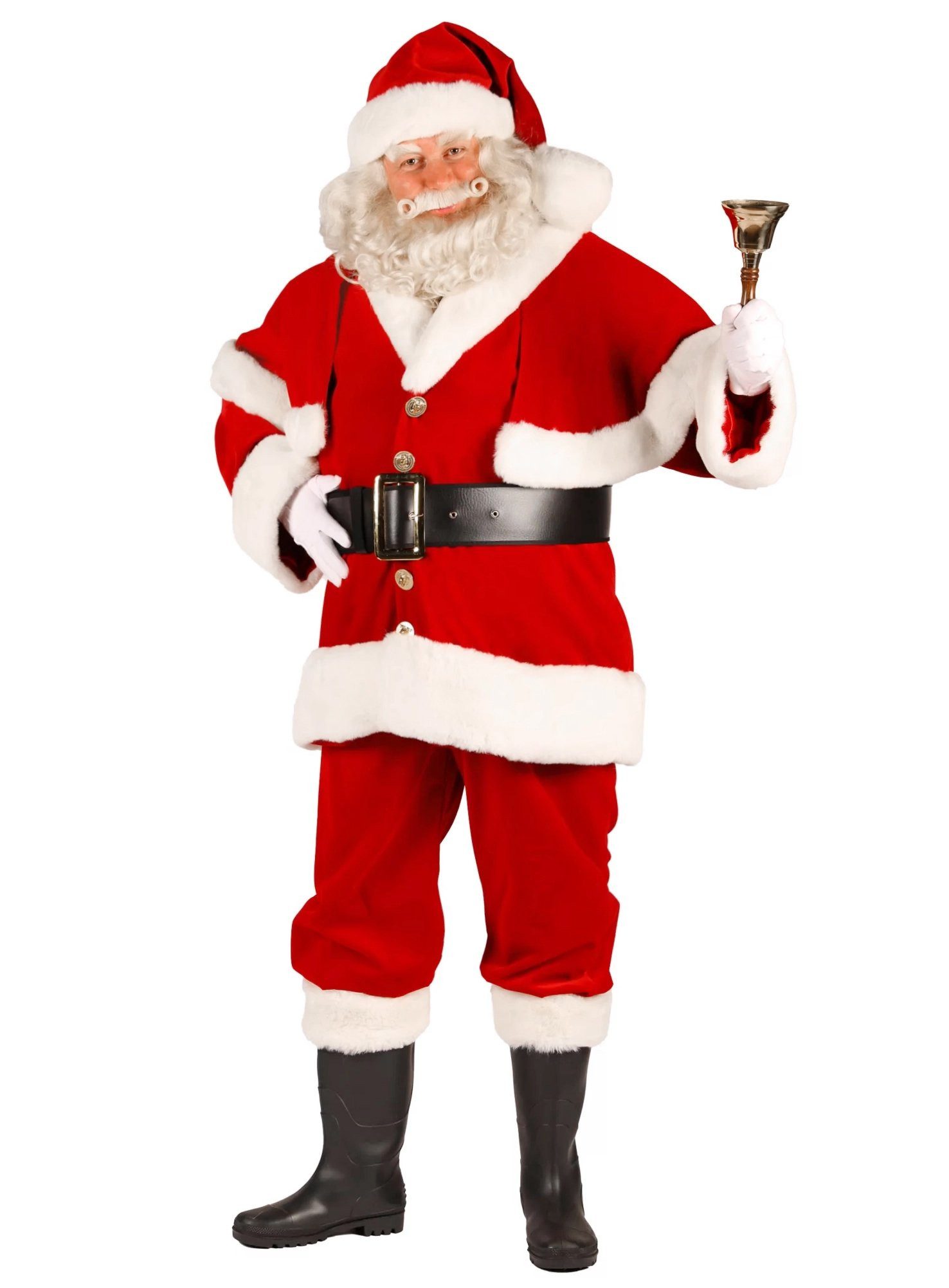 thetru Kostüm Weihnachtsmann Kostüm - Faschingskostüm Karneval, Weihnachtliche Komplettaustattung – Santas ganzer stolz