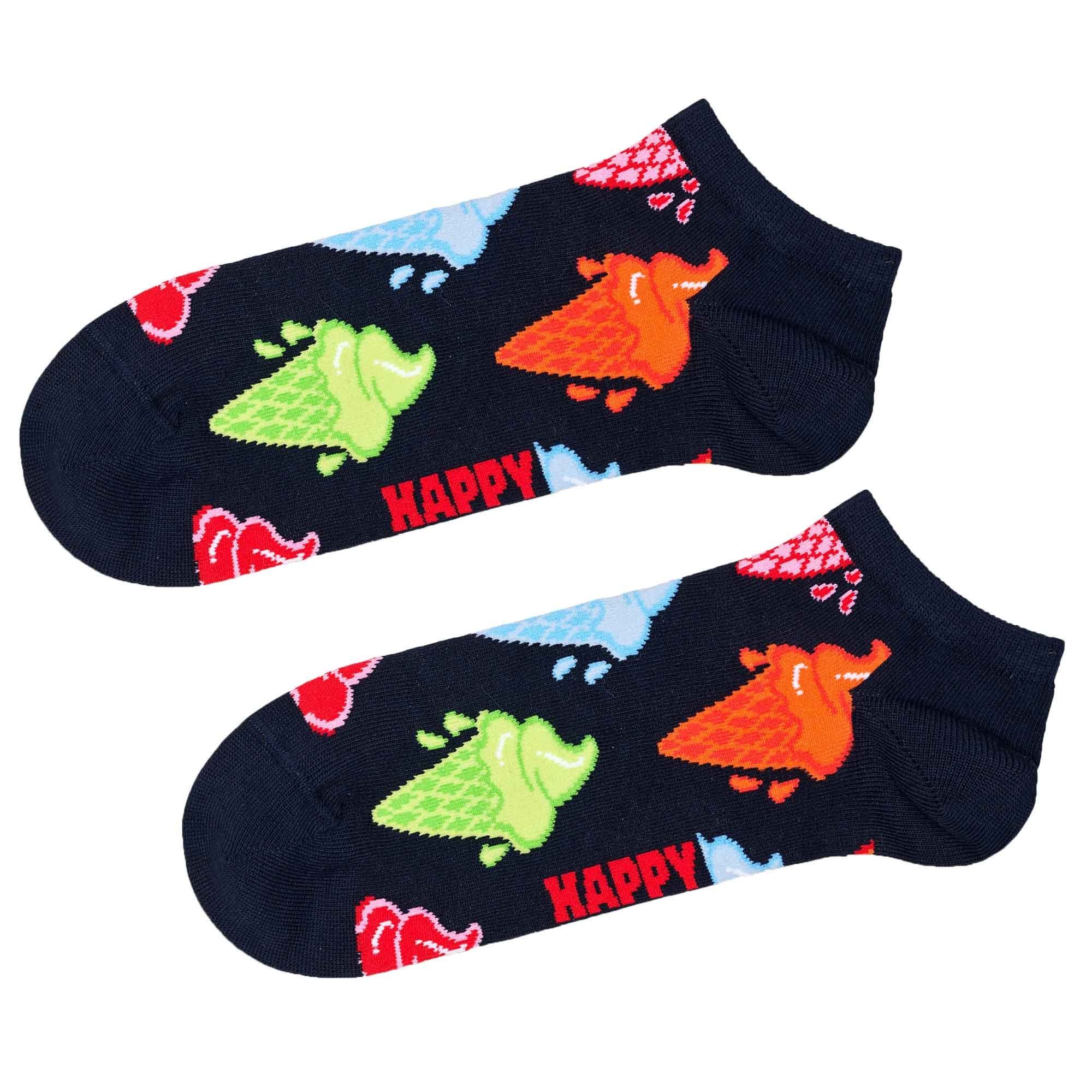 Happy Socks Sneakersocken Unisex Socken 3er Pack Baumwolle (Packung, 3er Pack)