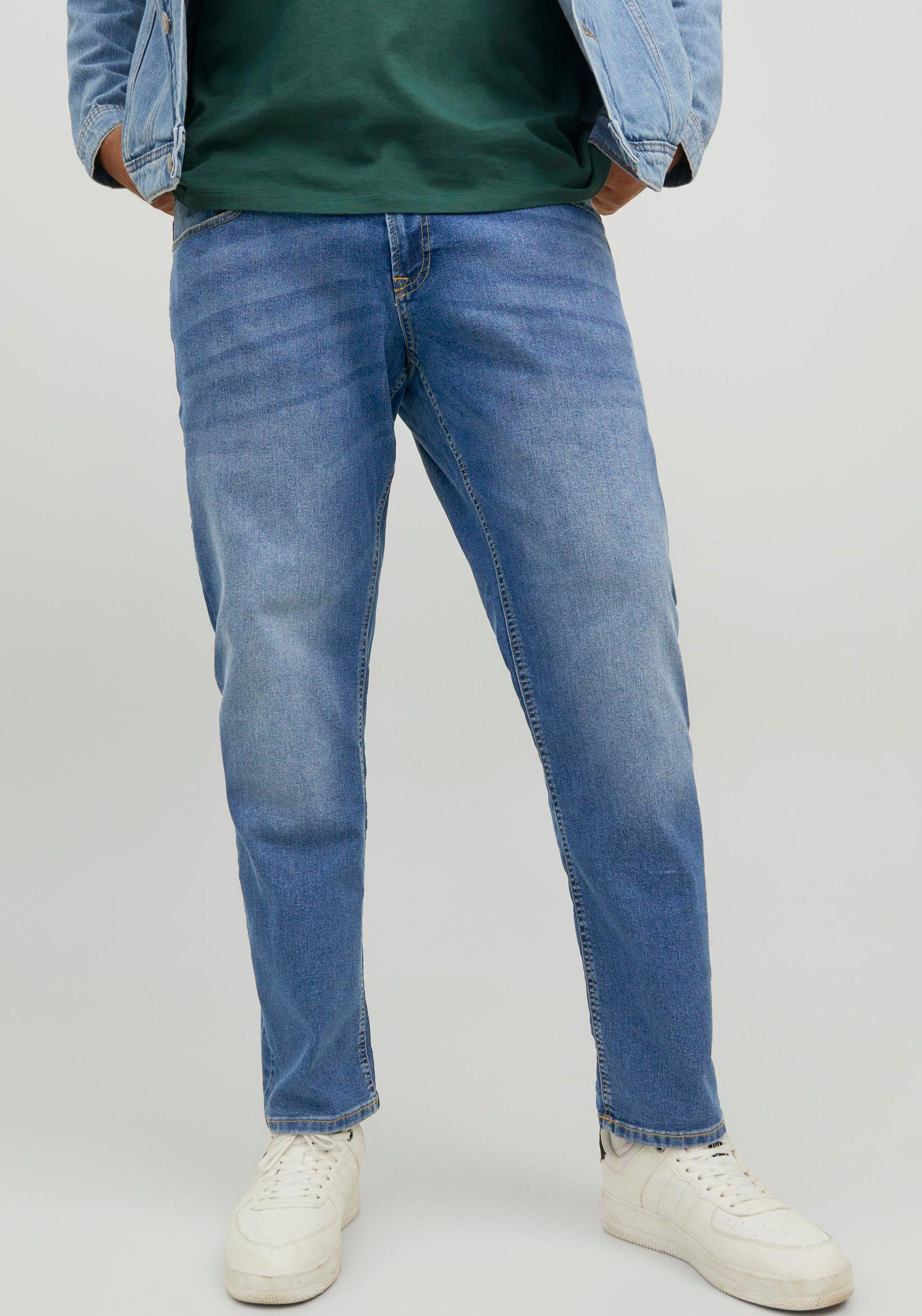 Jack & Jones PlusSize Slim-fit-Jeans JJIGLENN JJORIGINAL MF 071 NOOS PLS blue Denim