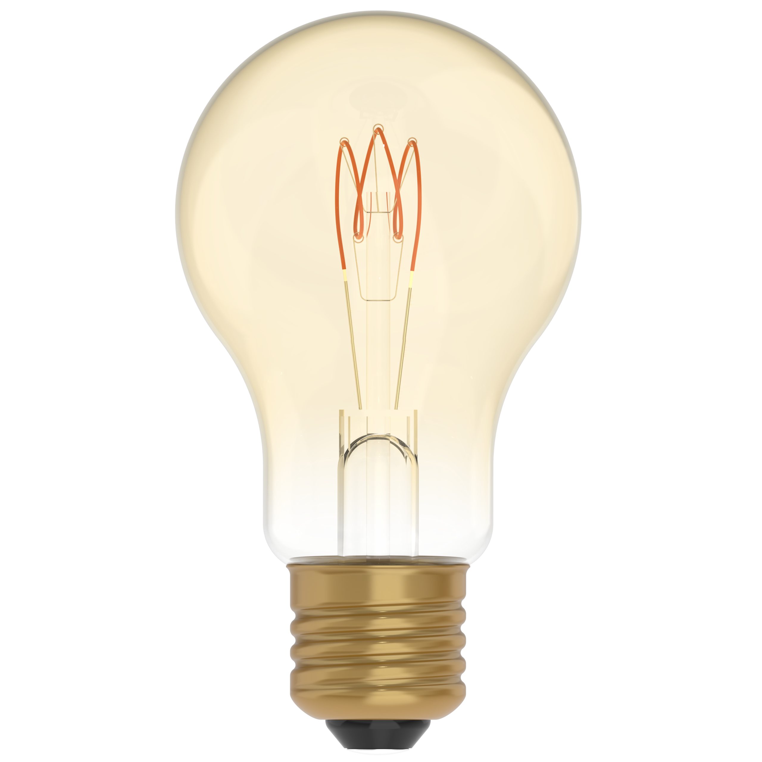 LED's light LED-Leuchtmittel 0620193 LED Glühbirne, E27, E27 dimmbar 2.5W extra-warmweiß Gold A60