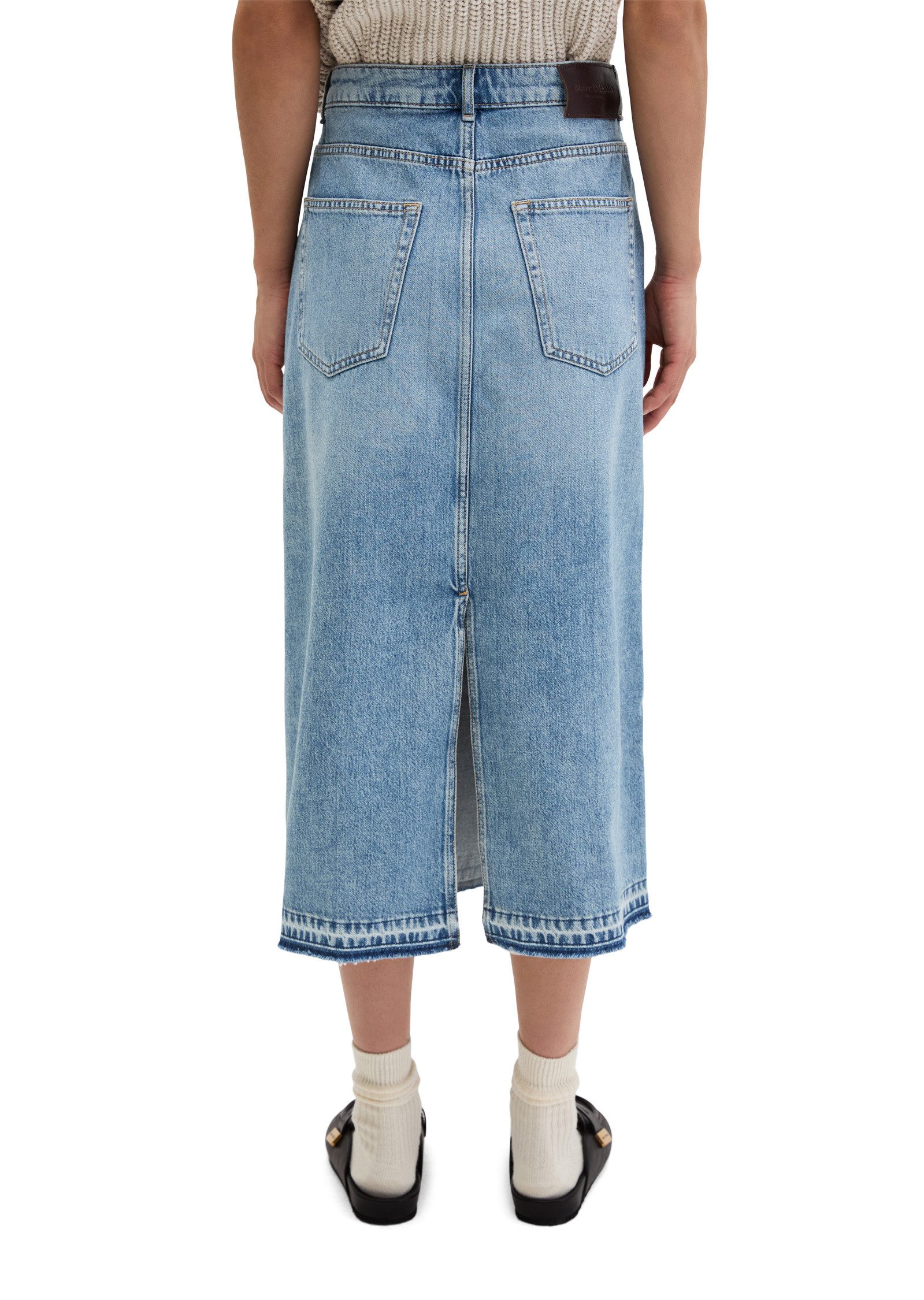 Marc O'Polo Jeansrock aus Rigid Denim ohne Elasthan