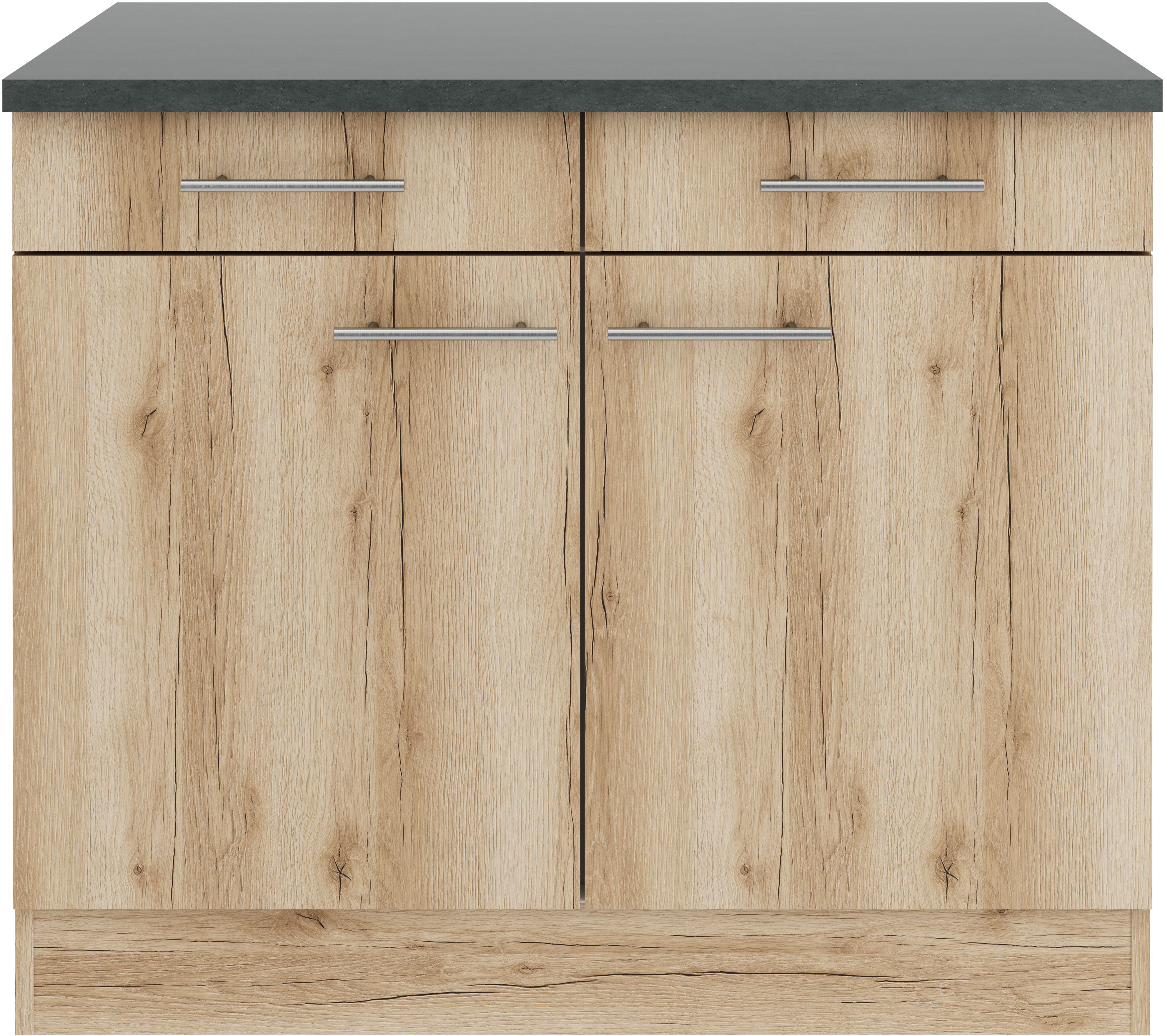 OPTIFIT Unterschrank "Bella", Breite 100 cm, mit 2 Türen und 2 Schubkästen günstig online kaufen