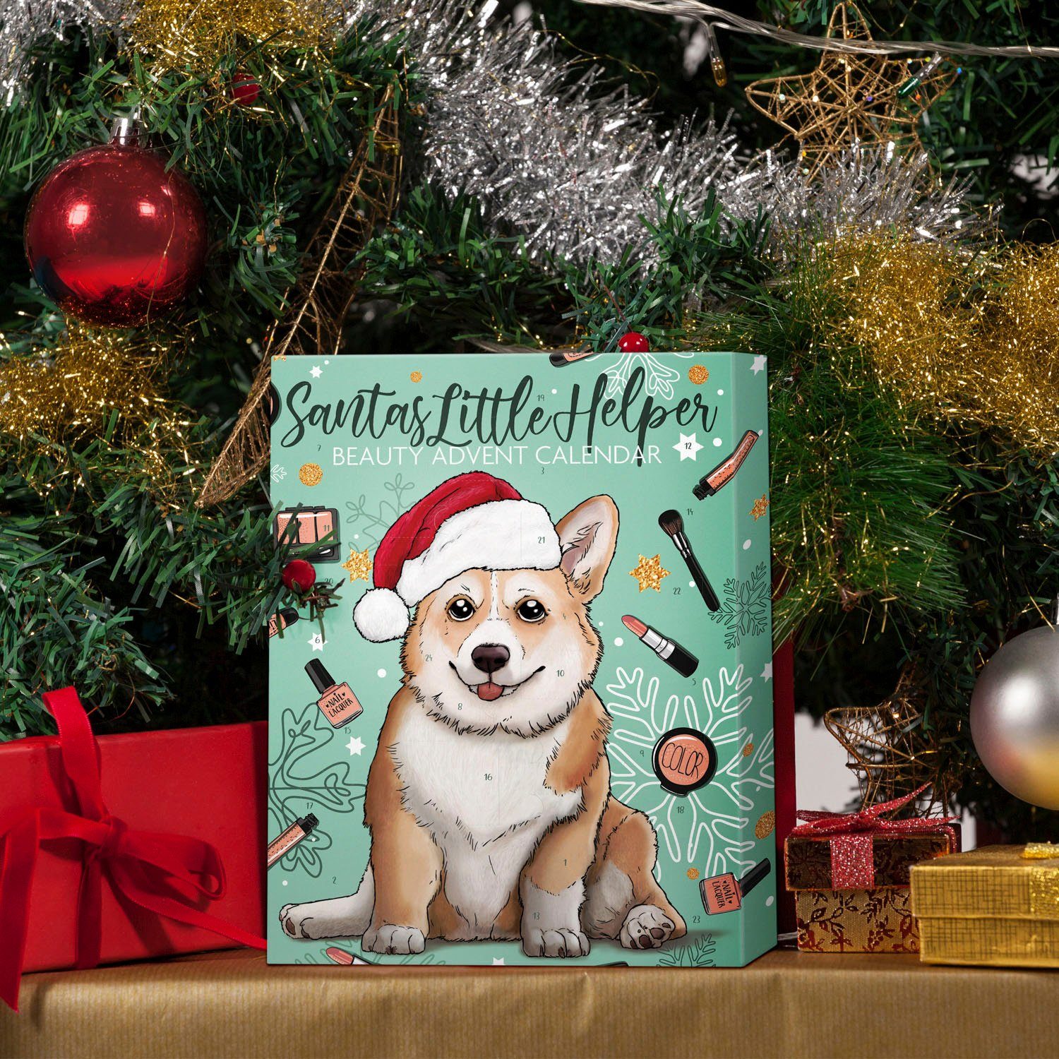 Helper Beauty Advent - Little Santas (Packung, 24-tlg) Adventskalender Calendar