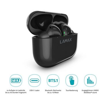 LAMAX Clips1 black Bluetooth-Kopfhörer