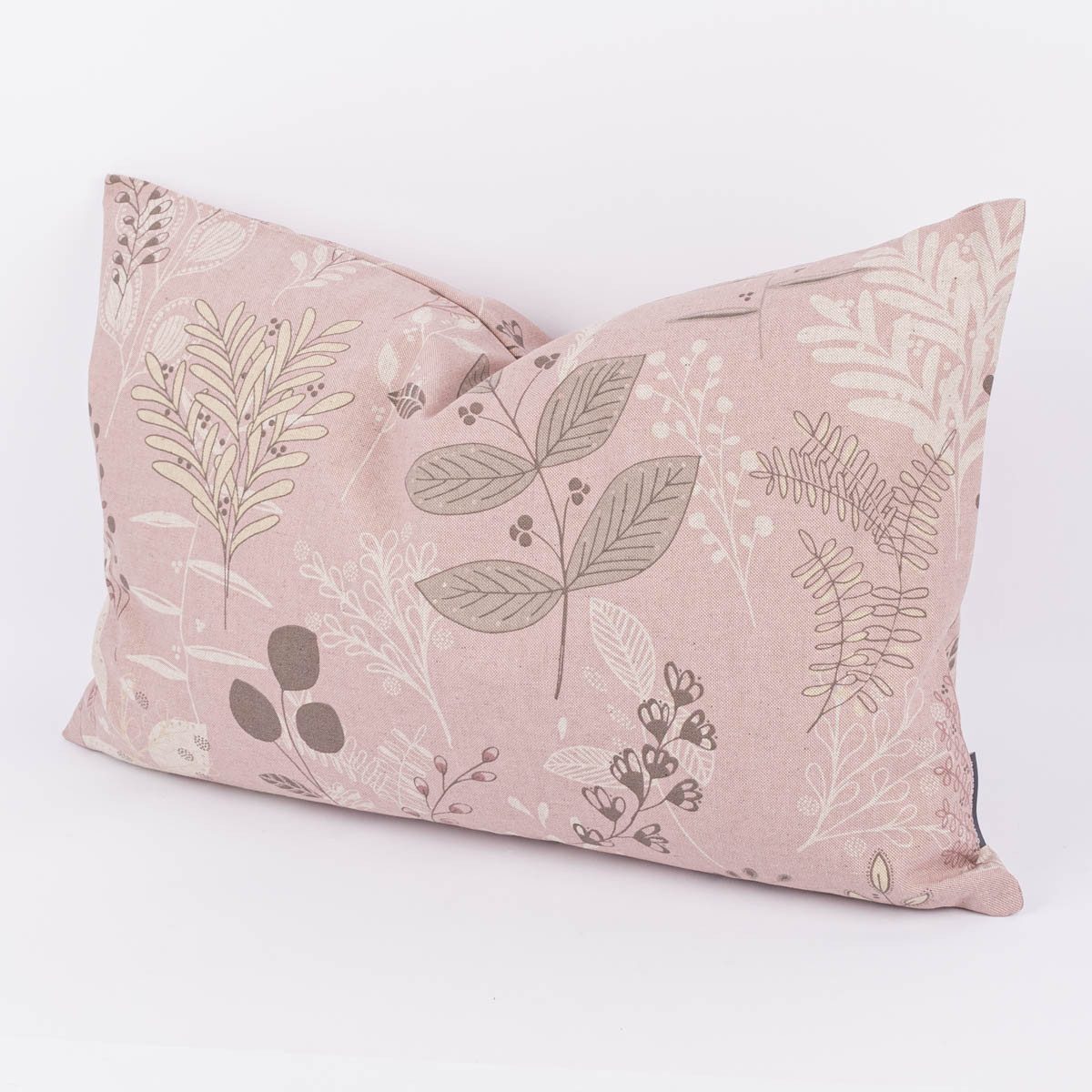 SCHÖNER LEBEN. Dekokissen Kissenhülle Soft Calming Leaves rosa div. Größen günstig online kaufen
