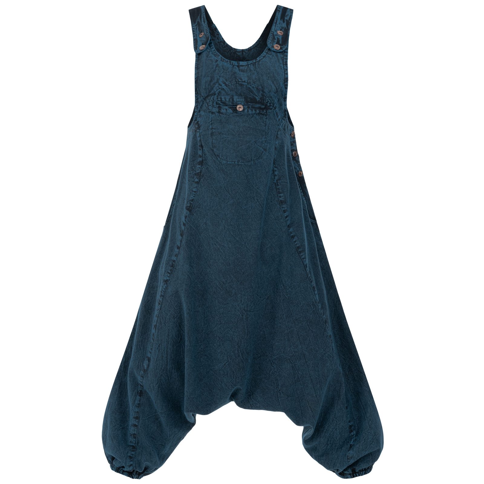 KUNST UND MAGIE Latzhose Hippie Latz/Haremshose Hose 70er Jumpsuit Overall günstig online kaufen