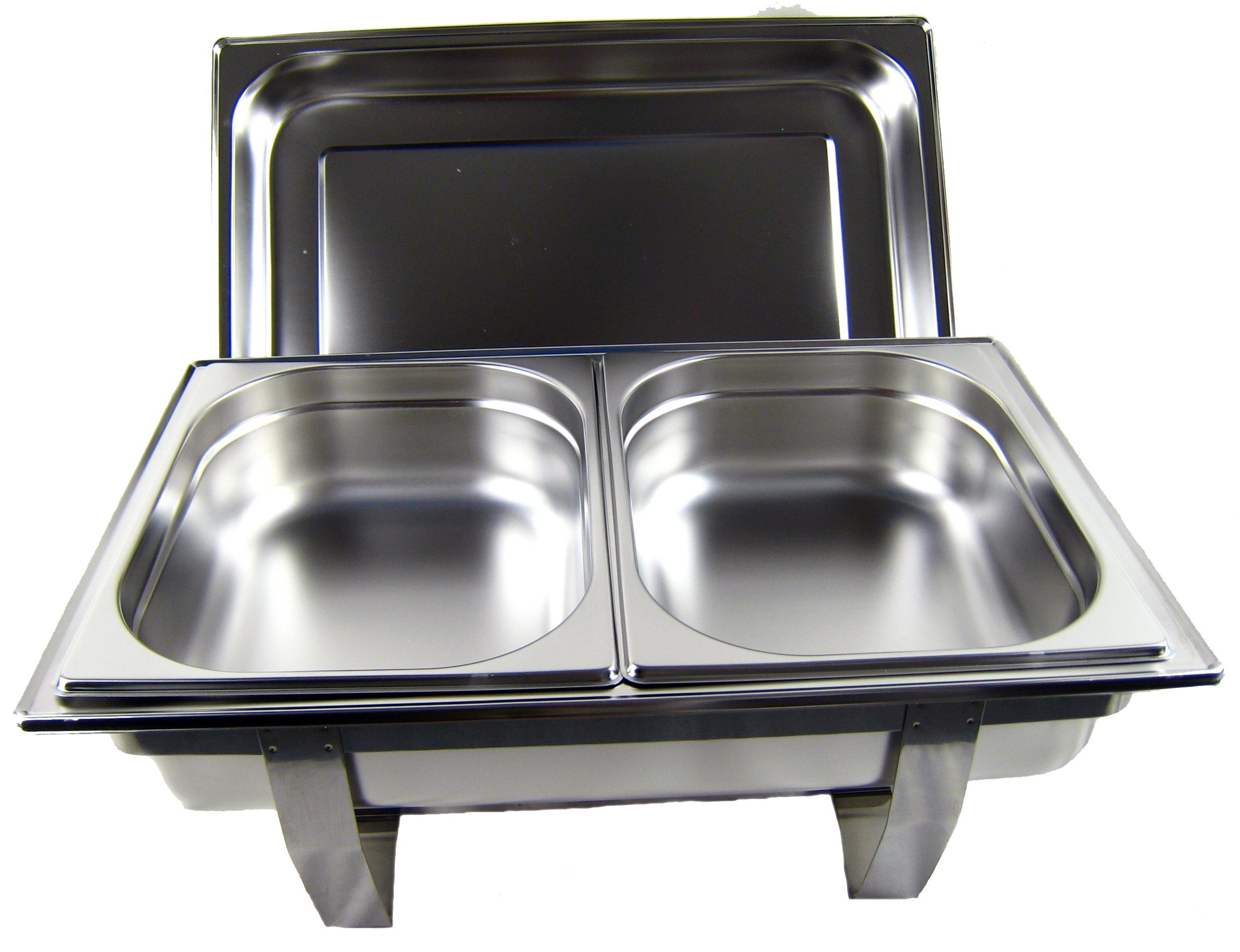 Airbrush-City Thermobehälter Edelstahl Speisenwärmer 1/2 extra tief 100mm Warmhaltebehälter Chafing Dish, (1-tlg)