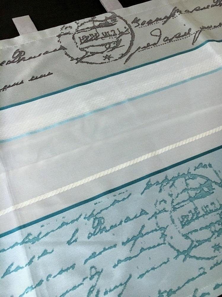 Clever-Kauf-24 Panneaux Design Schlaufenpanneaux, 2288, weiß-petrol-grau, günstig online kaufen
