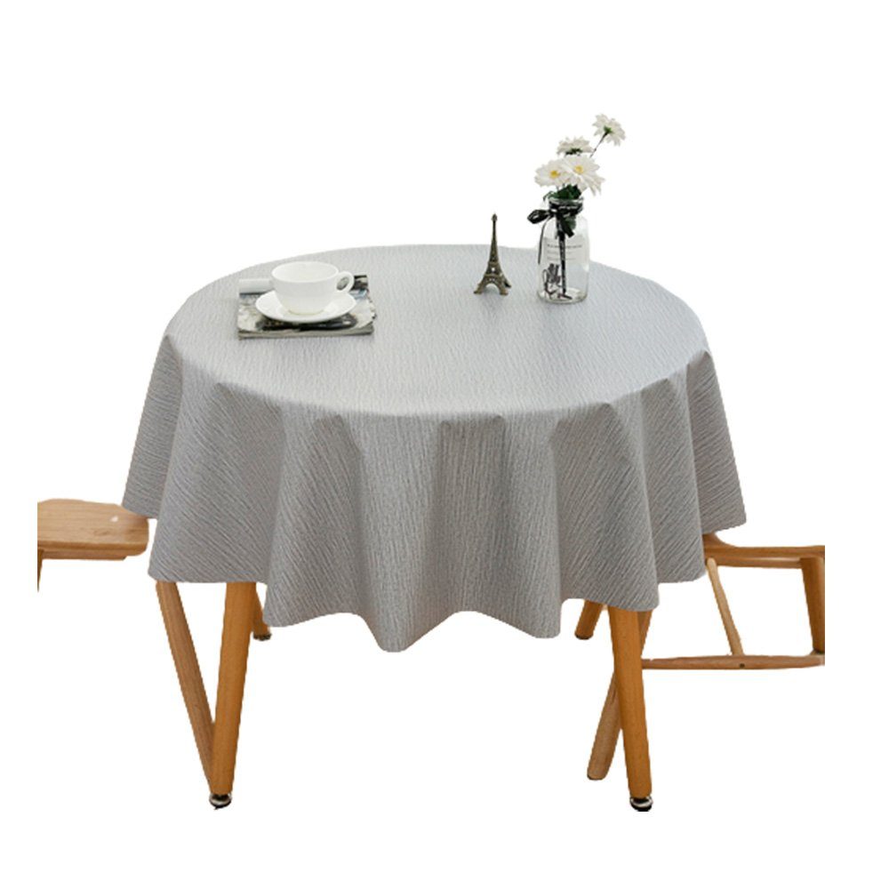 FELIXLEO Tischdecke Tischdecken Waterproof PVC Oil Proof Table Cloth Wipe Table Cover