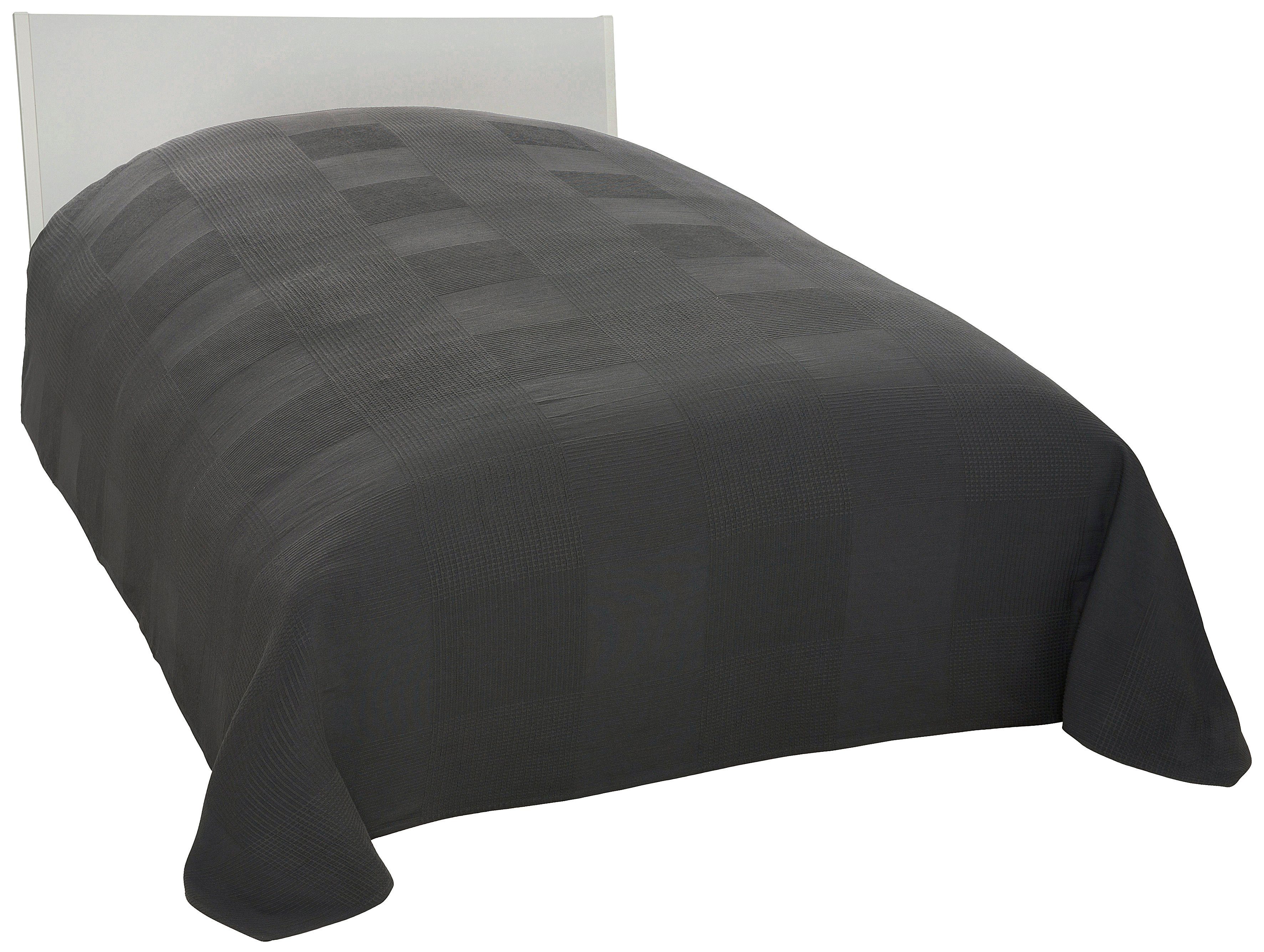 OTTO home Tagesdecke Mira, leichte Tagesdecke aus 100% Baumwolle, uni Überwurf, ohne Füllung