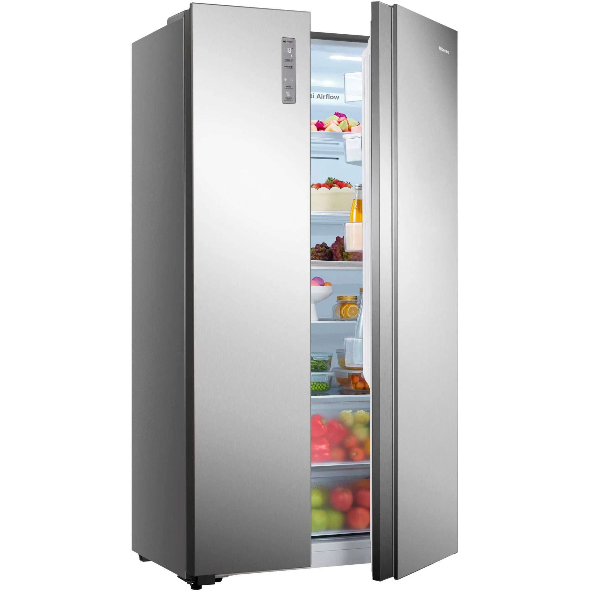Hisense Kühl-/Gefrierkombination RS677N4ACC, 178.60 cm hoch, 91.00 cm breit