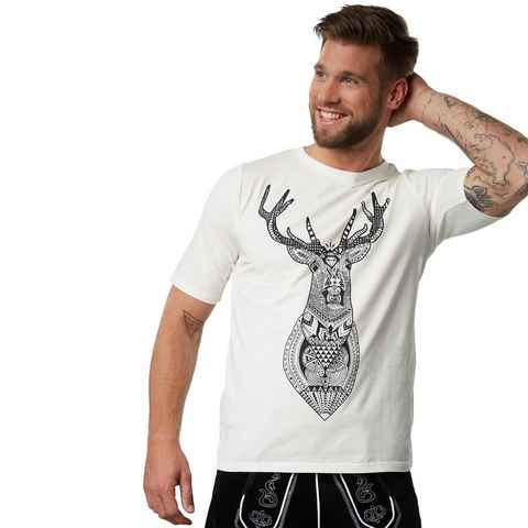 dressforfun T-Shirt T-Shirt Platzhirsch Rundhals