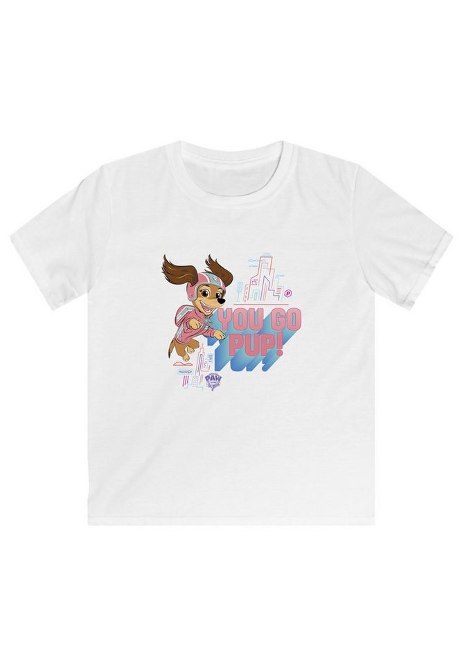 F4NT4STIC T-Shirt Paw Patrol Liberty You Go Pup! Unisex Kinder,Premium Merch ,Jungen,Mädchen,Bedruckt, Unser Model ist 146cm groß und trägt Größe 146/152