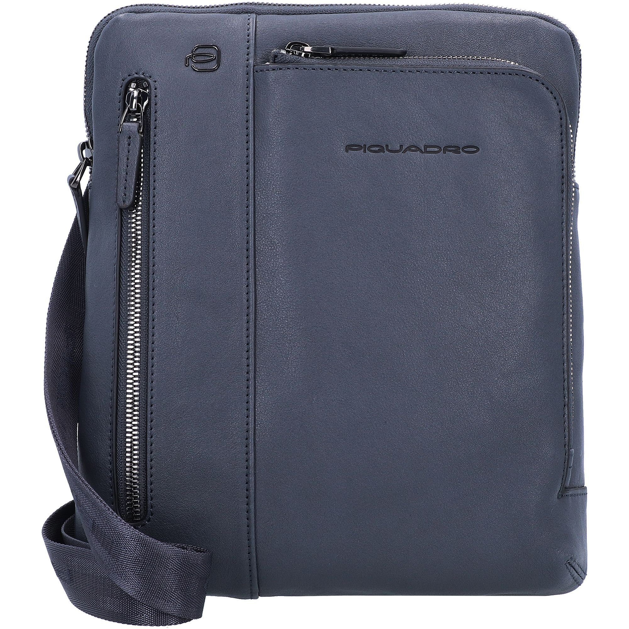 Piquadro Umhängetasche Black Square, Leder blue4