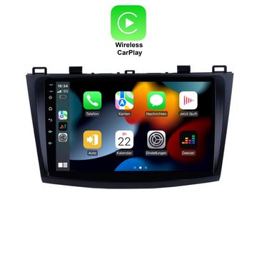 TAFFIO Für Mazda 3 9" Touchscreen Android Autoradio GPS CarPlay W-LAN 4G SIM Einbau-Navigationsgerät