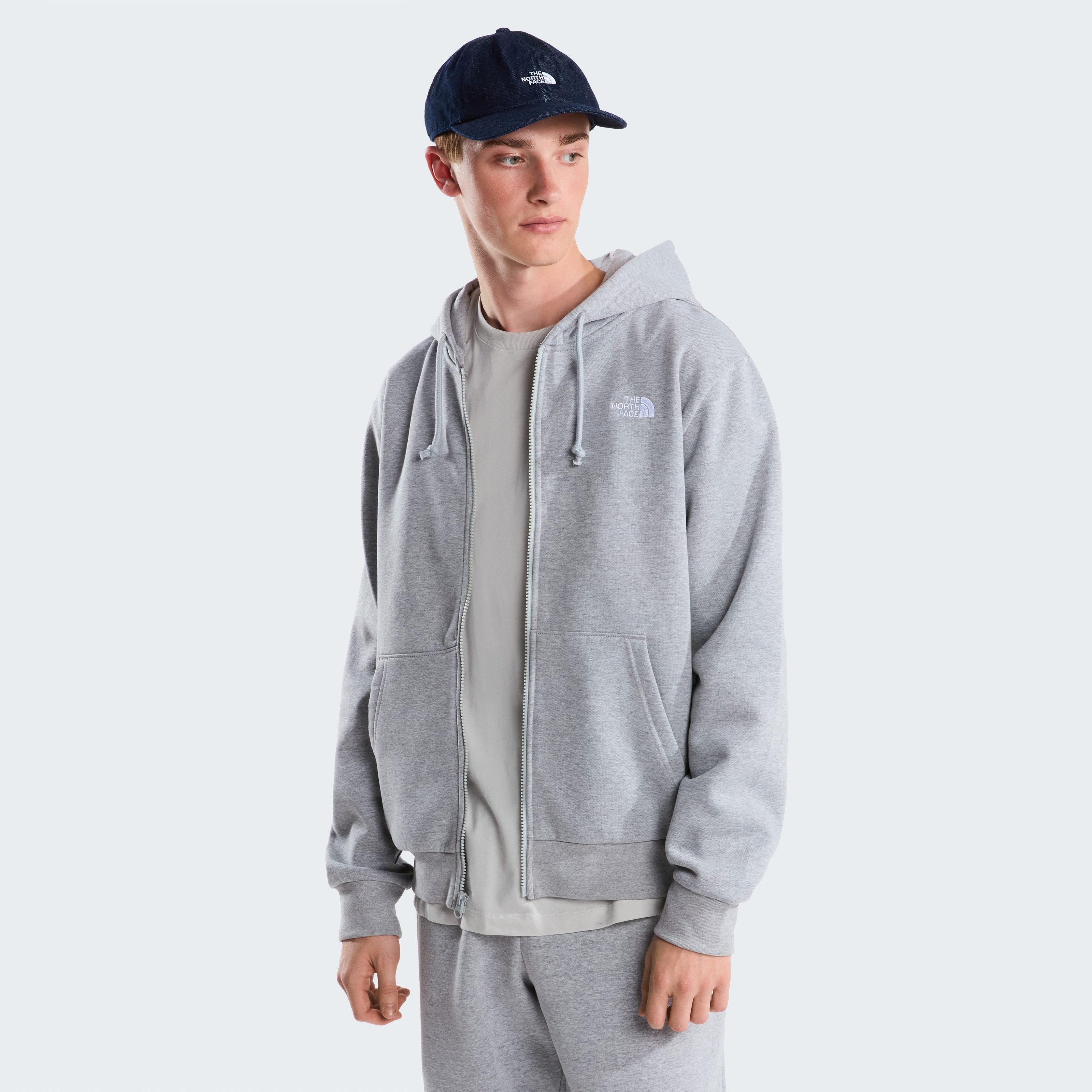 The North Face Sweatjacke M EVOLUTION SIMPLE DOME REGULAR FULL ZIP mit durchgehendem Reißverschluss, Langarm-Ausführung