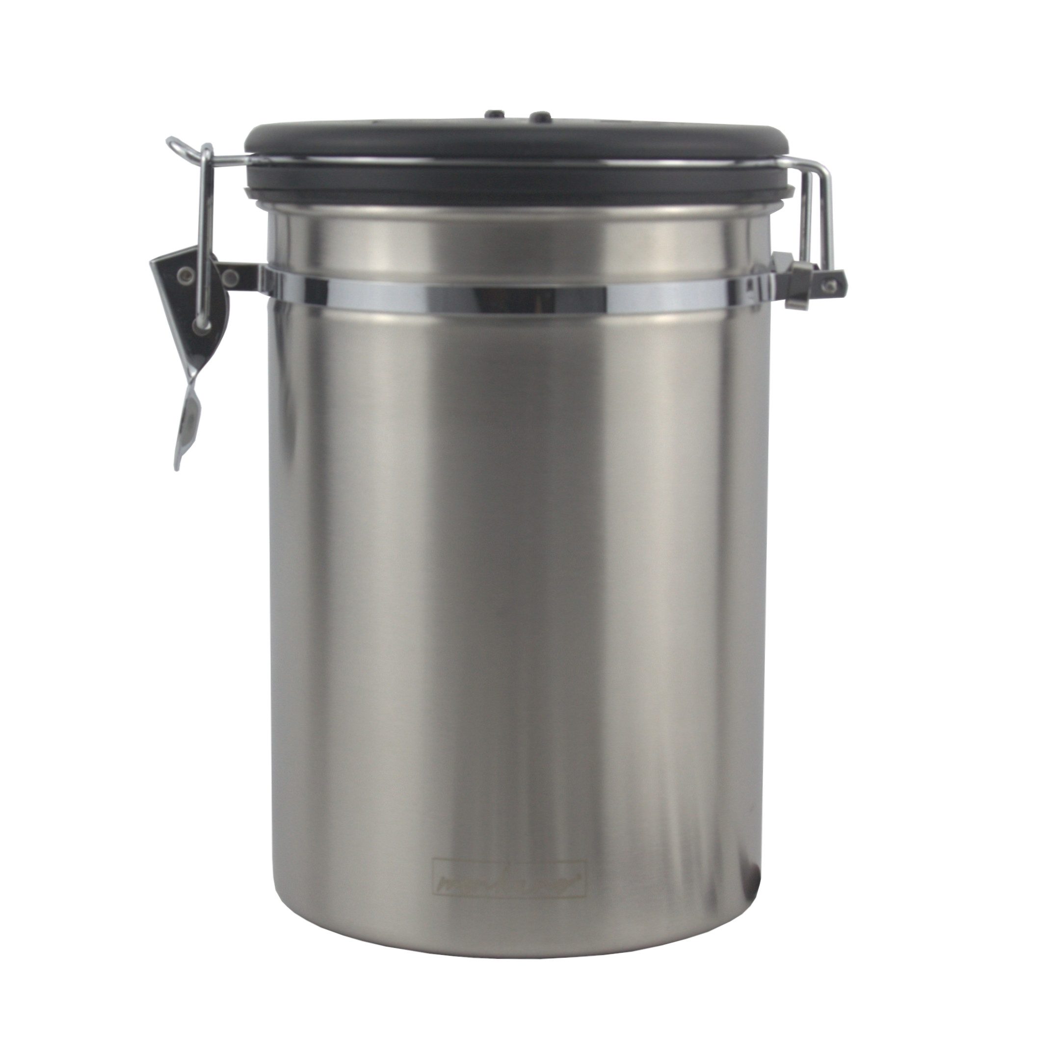 monkano Kaffeedose Kaffeedose Vorratsdose Aroma-Ventil 1,6L Edelstahl mattiert Monkano, Material: Edelstahl, Aroma-Ventil